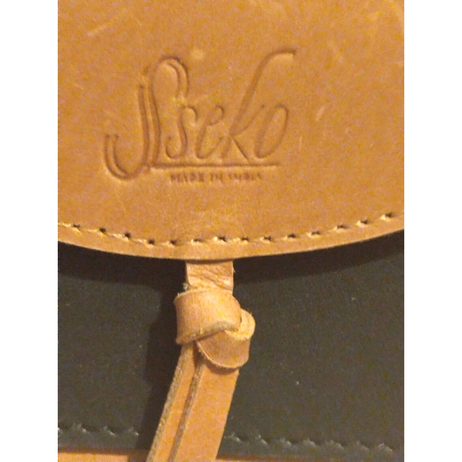 Other Sseko Snap Wallet Small Leather in Caramel & Black Oil Tan Size ONE SIZE - 2 Thumbnail