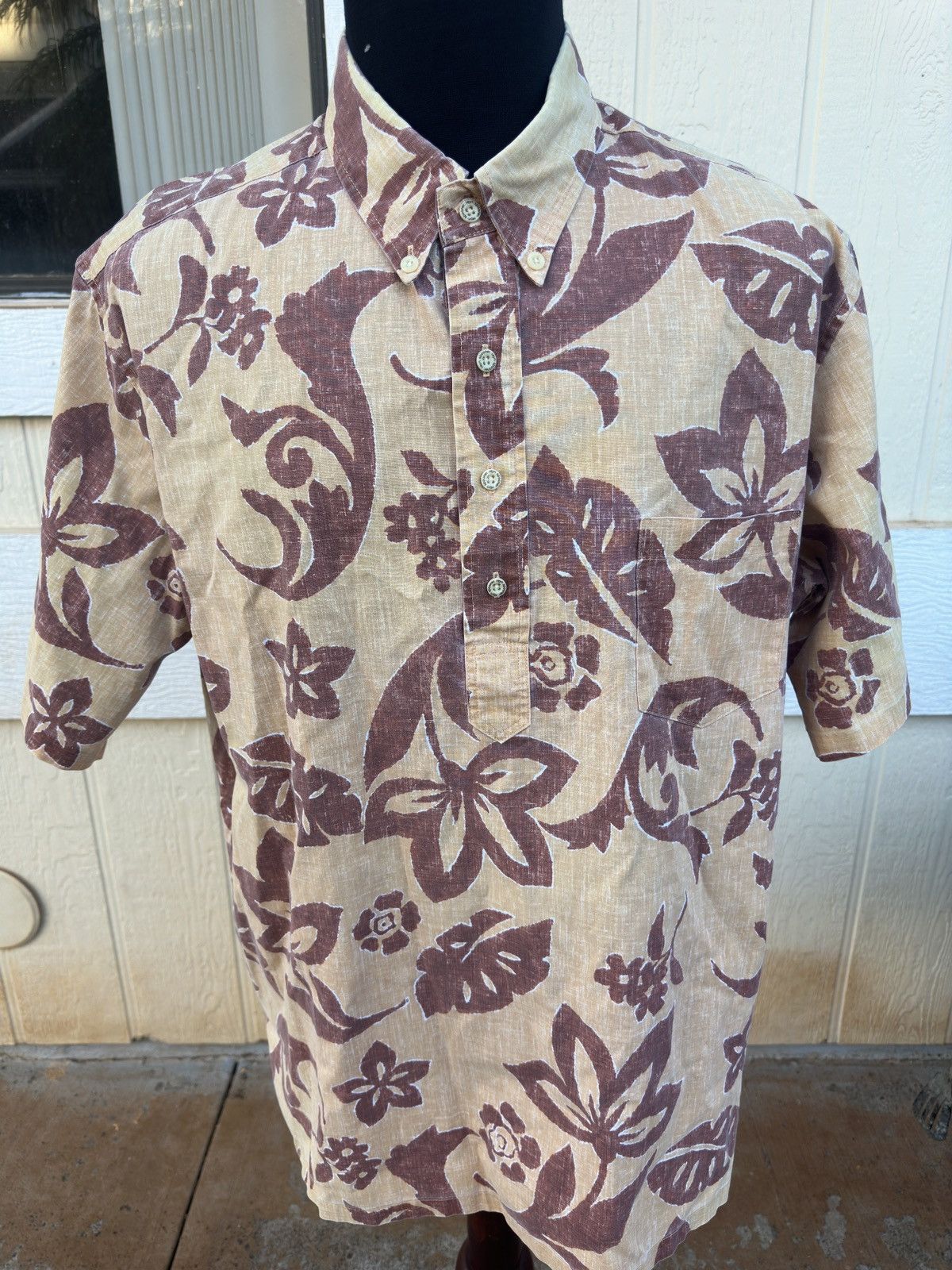 Reyn Spooner PreOwned Reyn Spooner Hawaiian Print Orange/Red Men's XL Size US XL / EU 56 / 4 - 1 Thumbnail