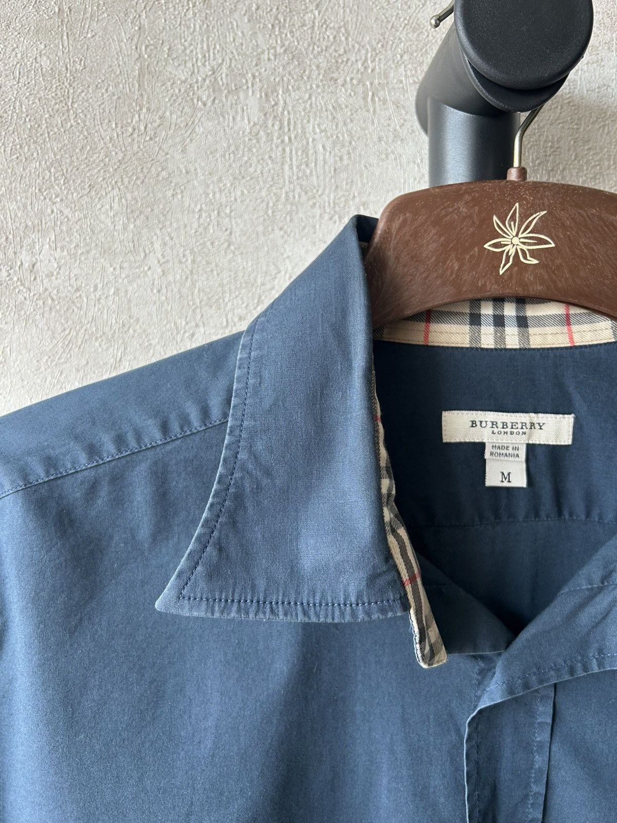 Burberry Burberry Nova Check Trim Long Sleeve Shirt Size US M / EU 48-50 / 2 - 8 Thumbnail