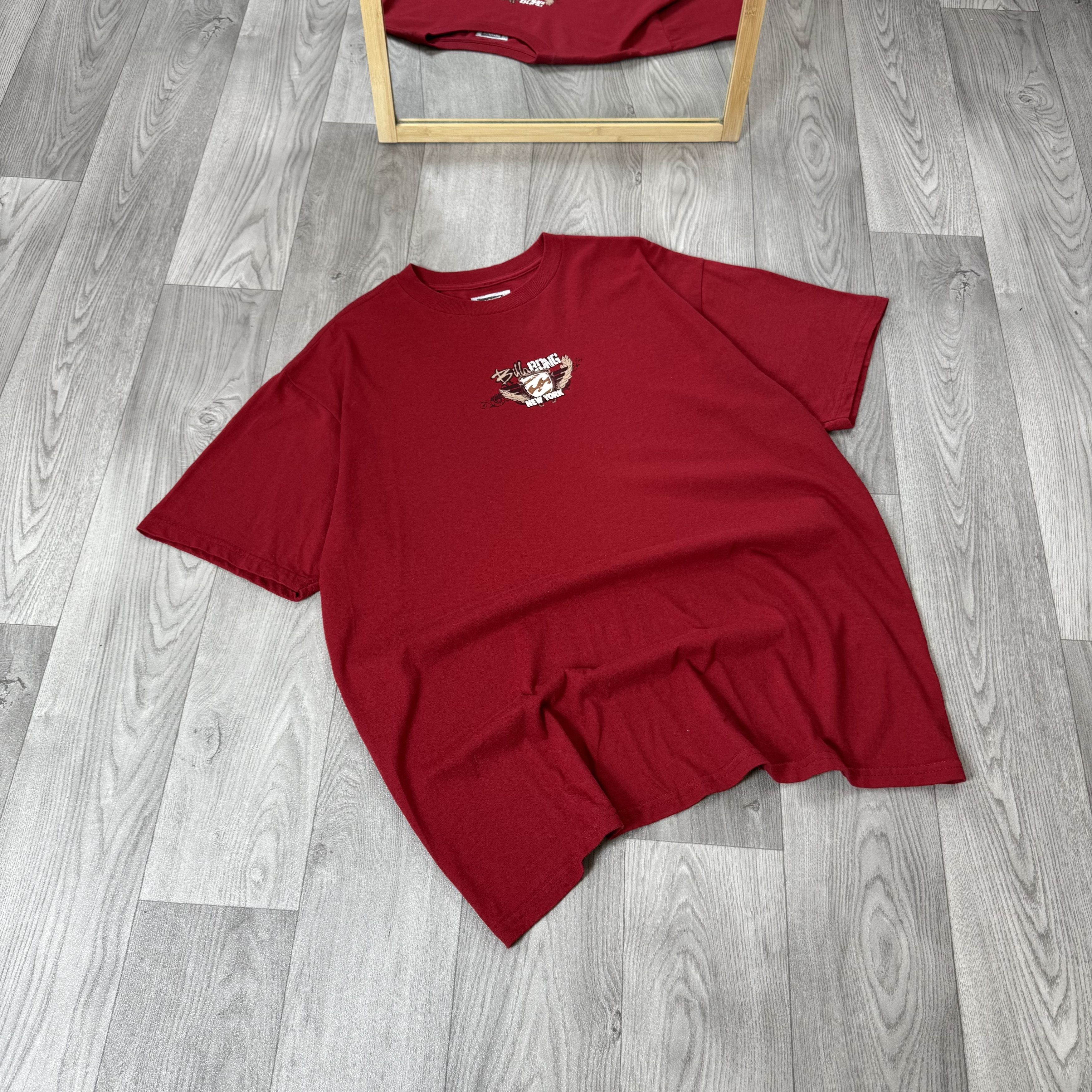 Billabong Vintage Billabong 90s Rare Graphic Surf Red Tee Shirt XL Size US XL / EU 56 / 4 - 3 Thumbnail