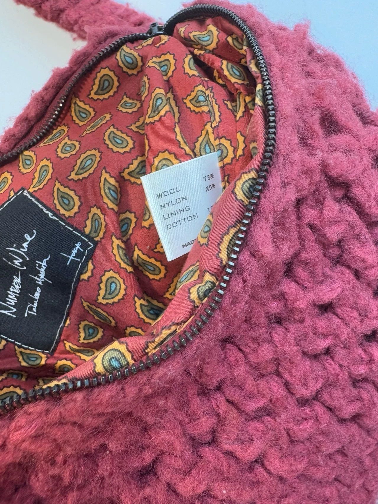 Number (N)ine Number (n)ine 03aw Wool Knit Crossbody Bag Size ONE SIZE - 3 Thumbnail