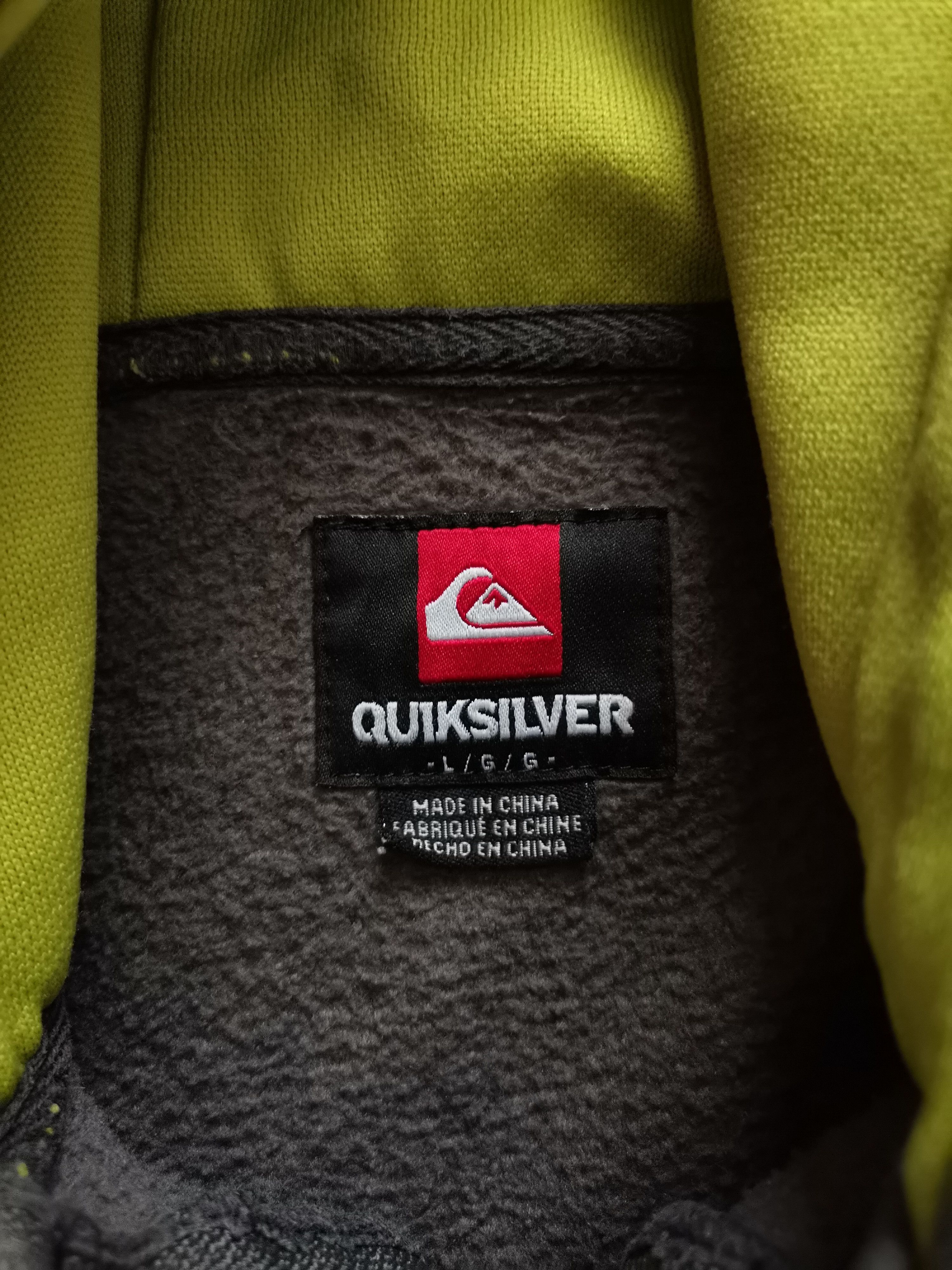 Quiksilver Quiksilver Zip Up Hoodie Size US L / EU 52-54 / 3 - 3 Thumbnail