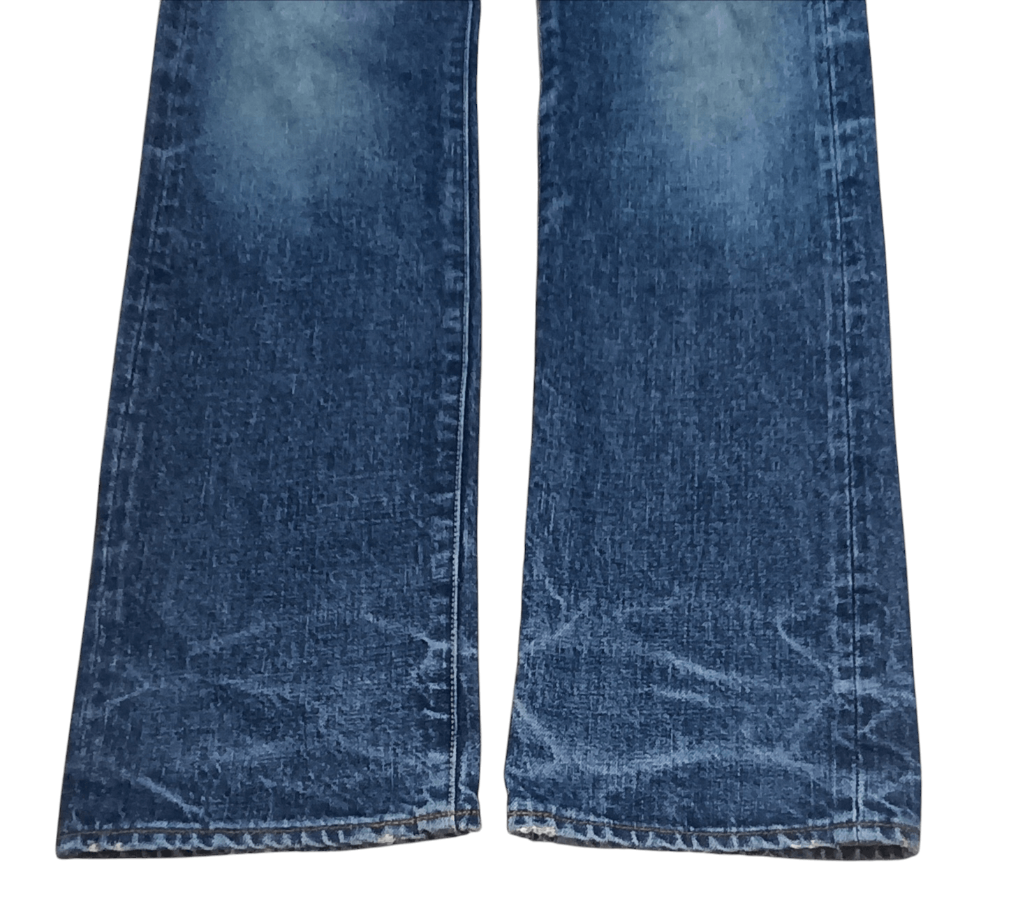 If Six Was Nine VINTAGE KNACKERED 402 HEATH JAPAN BLUE SELVEDGE 14oz DENIM Size US 32 / EU 48 - 3 Thumbnail