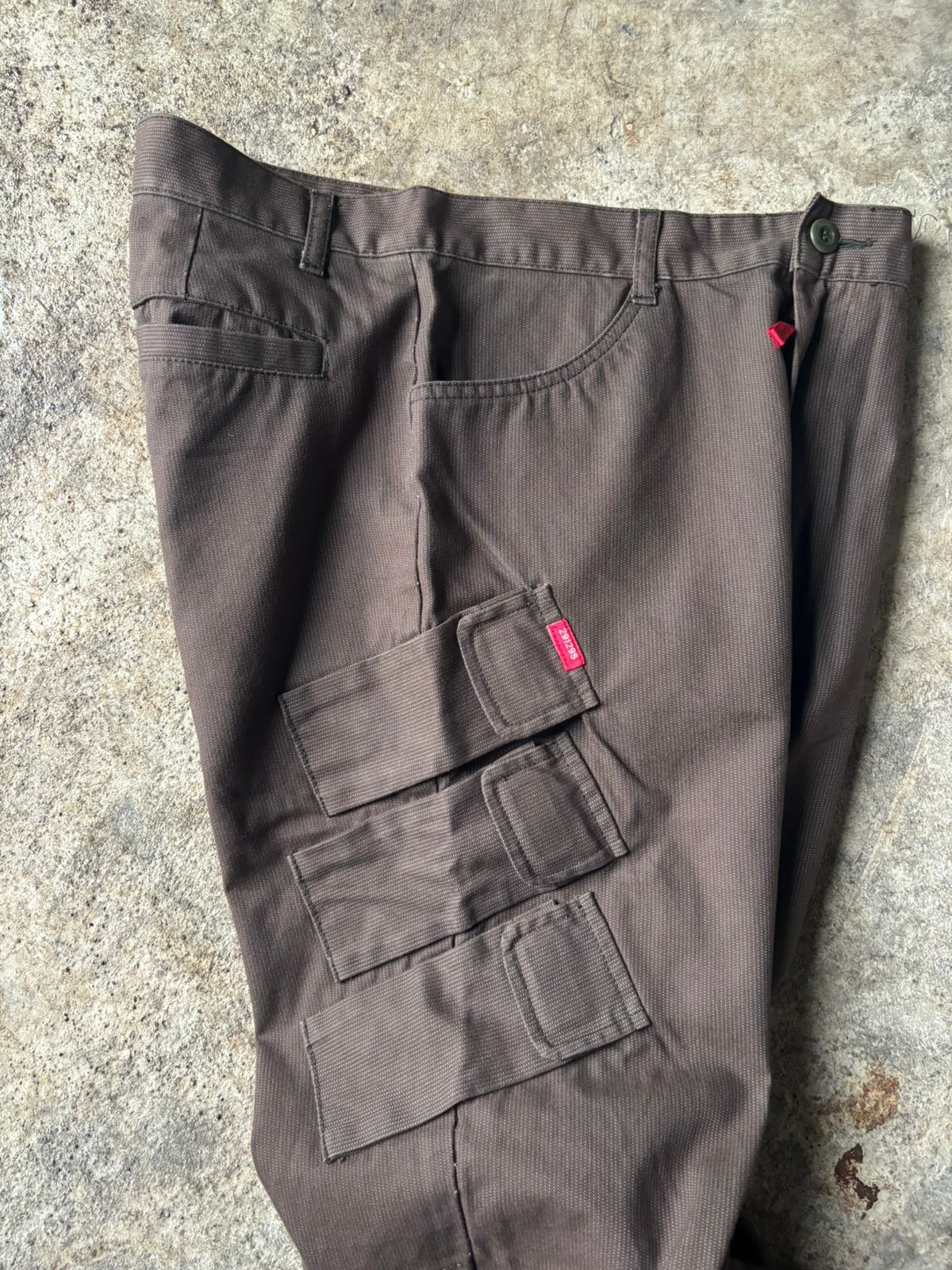 Japanese Brand 2000s 291295=Homme Pin Stripe Multipocket Pants Size US 30 / EU 46 - 4 Thumbnail