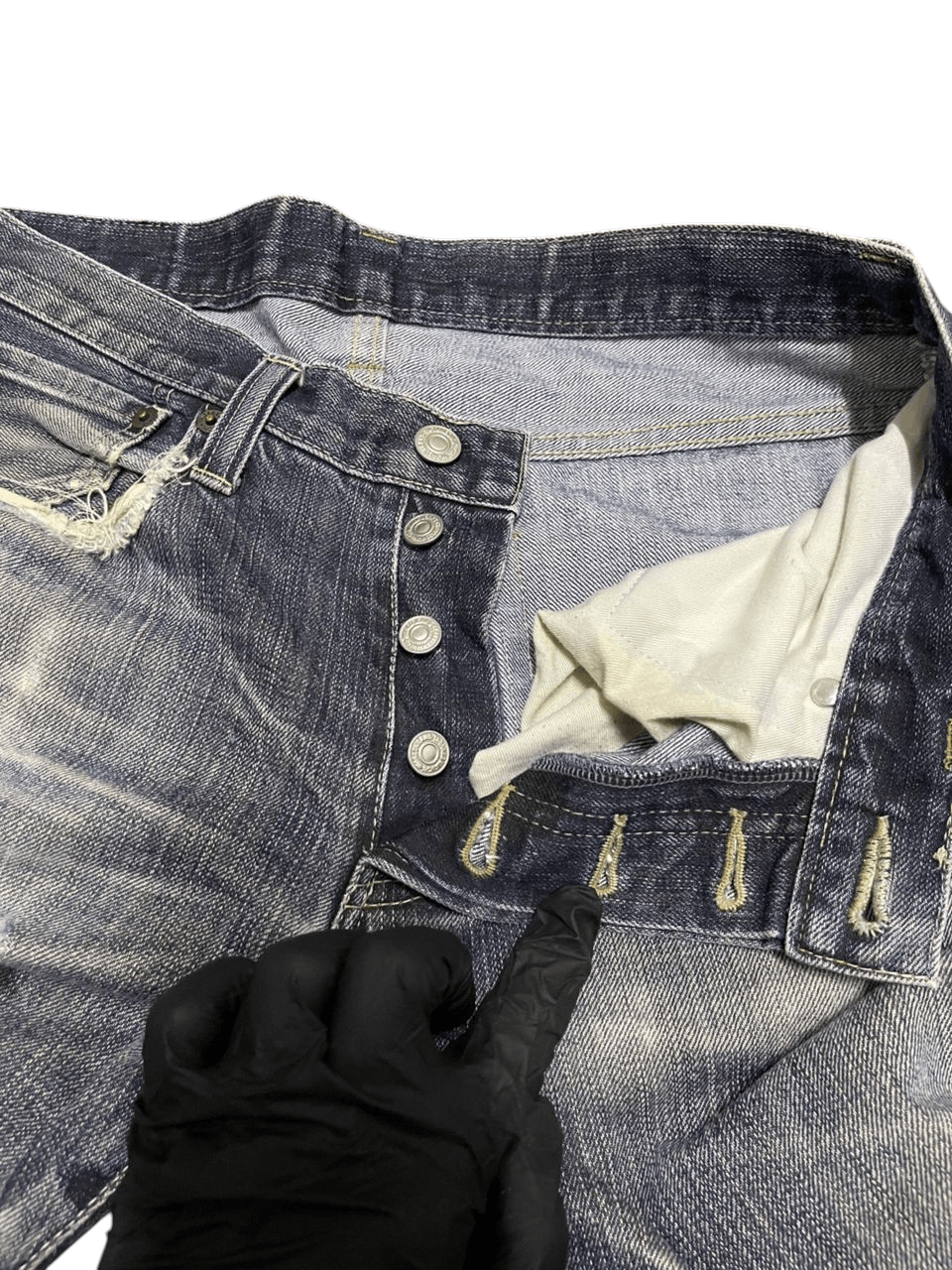 Japanese Brand Takeo Kikuchi Distressed Denim Size US 31 - 3 Thumbnail