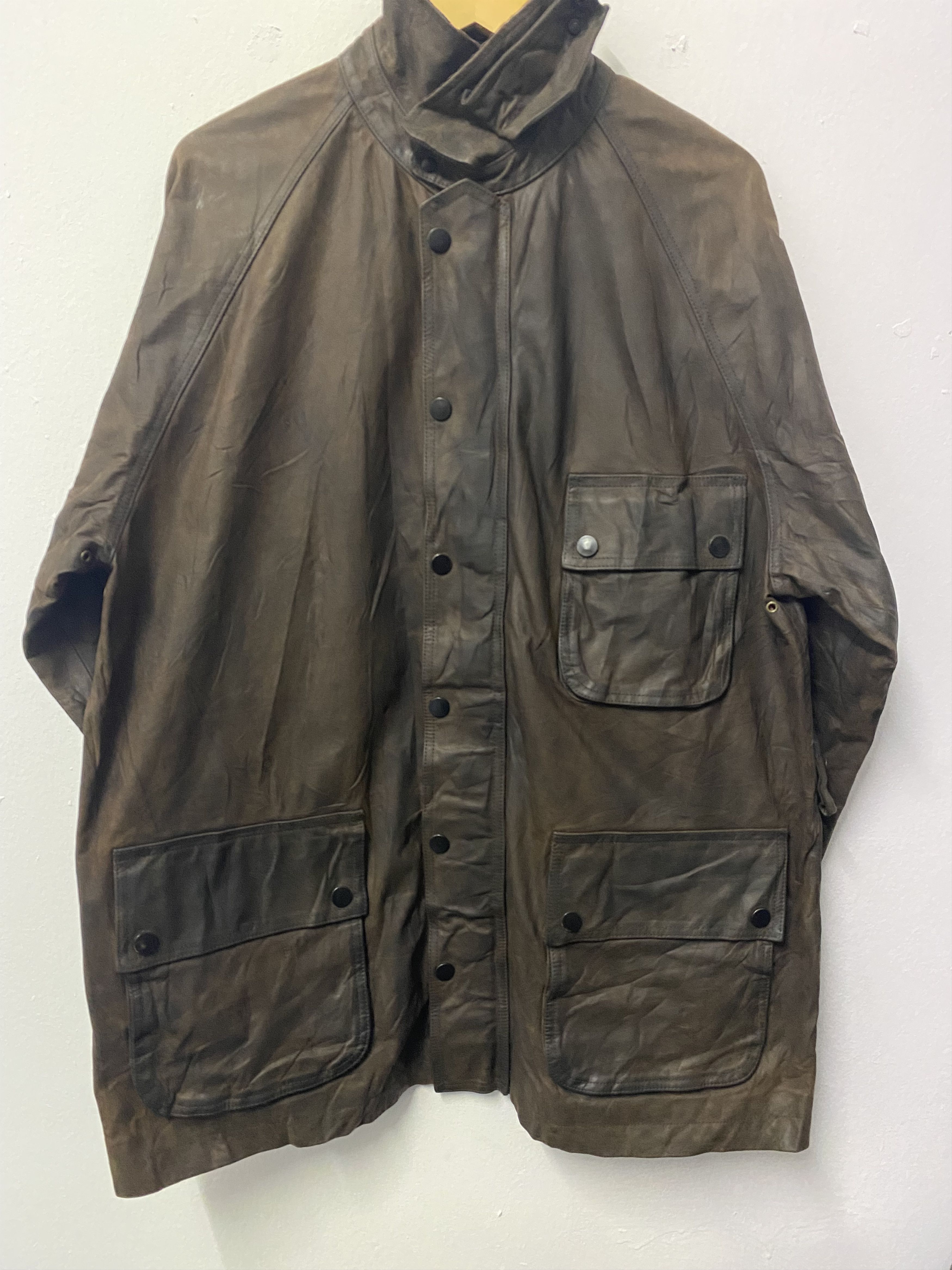 Polo Ralph Lauren VTG Polo Ralph Lauren Genuine Leather Hunting Jacket Size US L / EU 52-54 / 3 - 5 Thumbnail