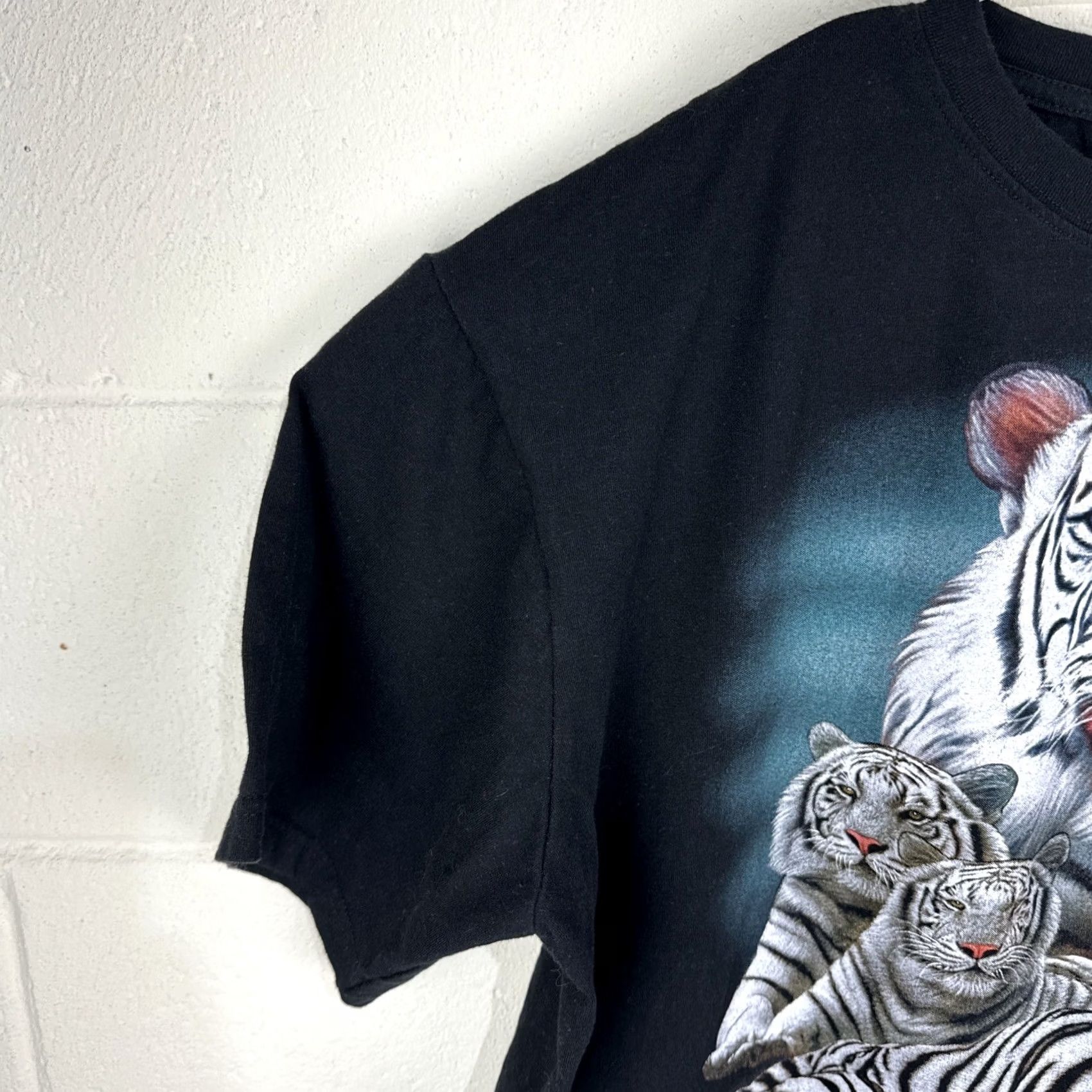 Doublet Vintage Hot Rock Snow Tiger Graphic Tee XXL Black Double Sided 25x31 Size US XXL / EU 58 / 5 - 6 Thumbnail
