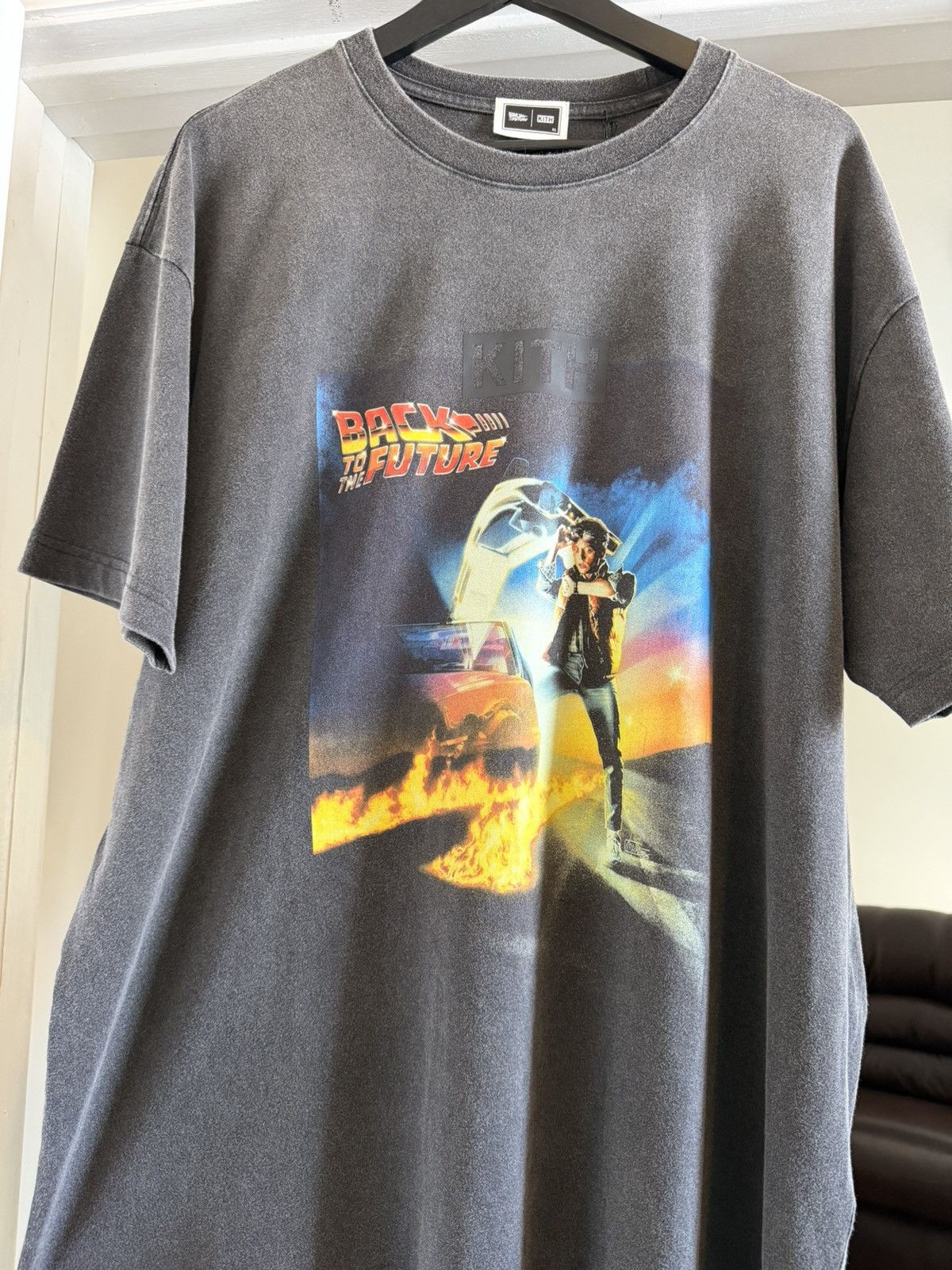 Kith Kith for Back to the Future Chrome Title Vintage Tee Size XL