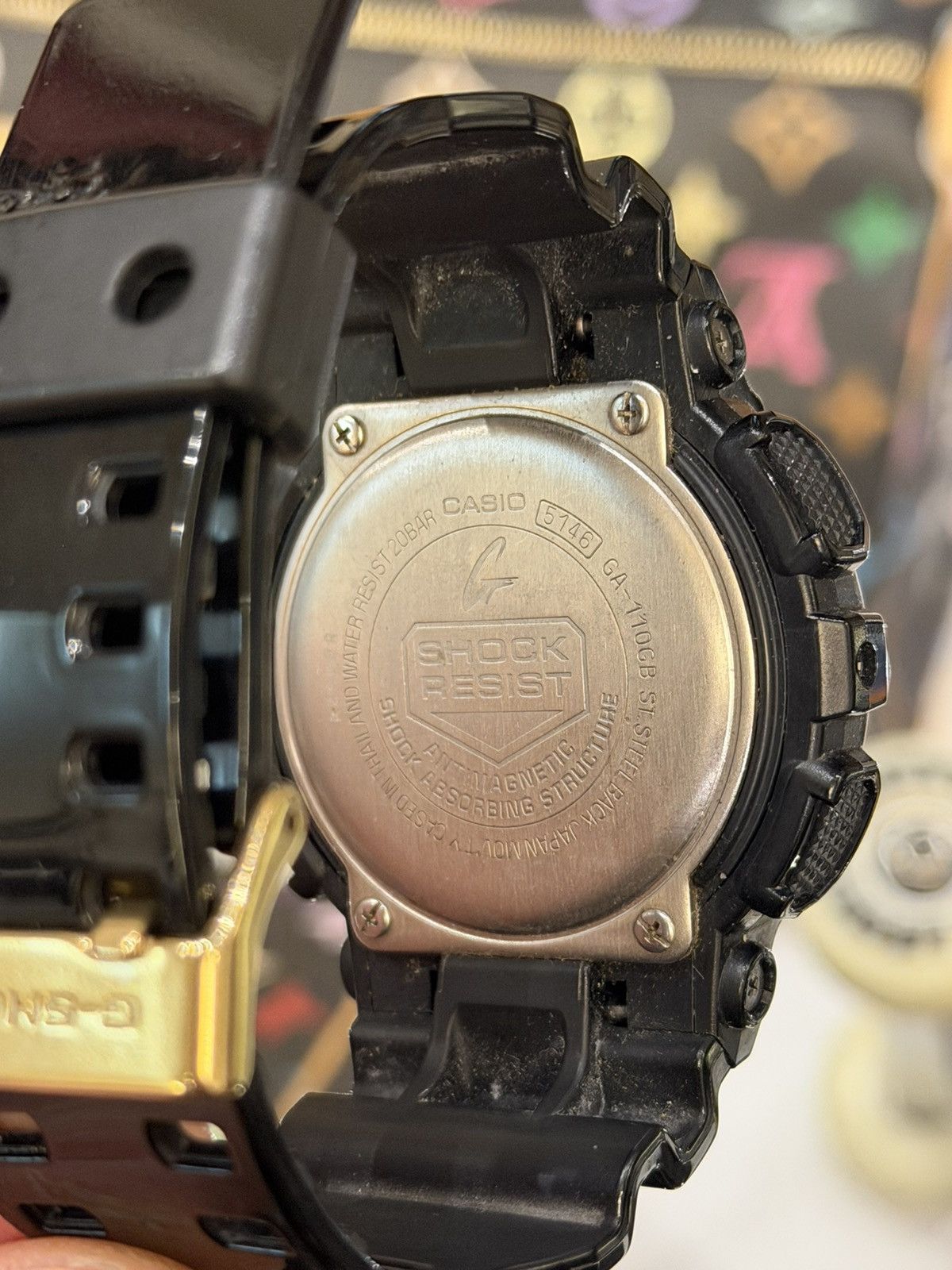 G Shock Casio G-Shock GA-110GB-1A - Black/Gold Size ONE SIZE - 4 Thumbnail