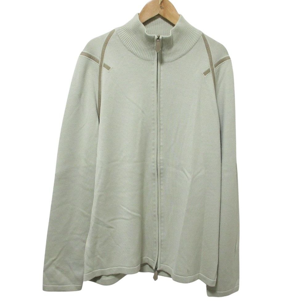 Hermes Hermes Hermes Elbow Patch Knit Jacket Textile Outerwear DUTY FREE for USA Size ONE SIZE - 1 Thumbnail