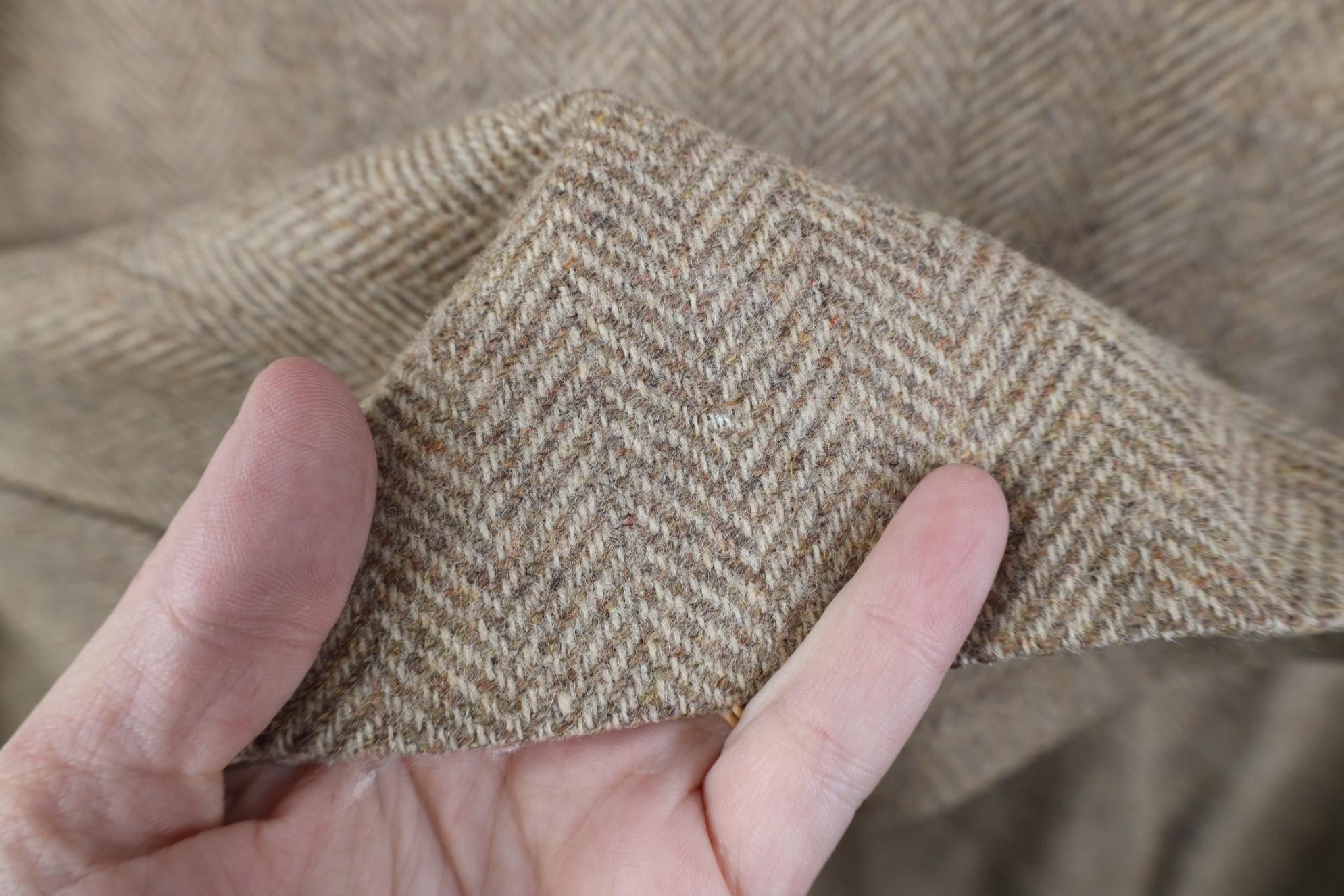 Vintage Vintage 70s Streetwear Herringbone Suit Coat Blazer Jacket Size US XXL / EU 58 / 5 - 19 Thumbnail