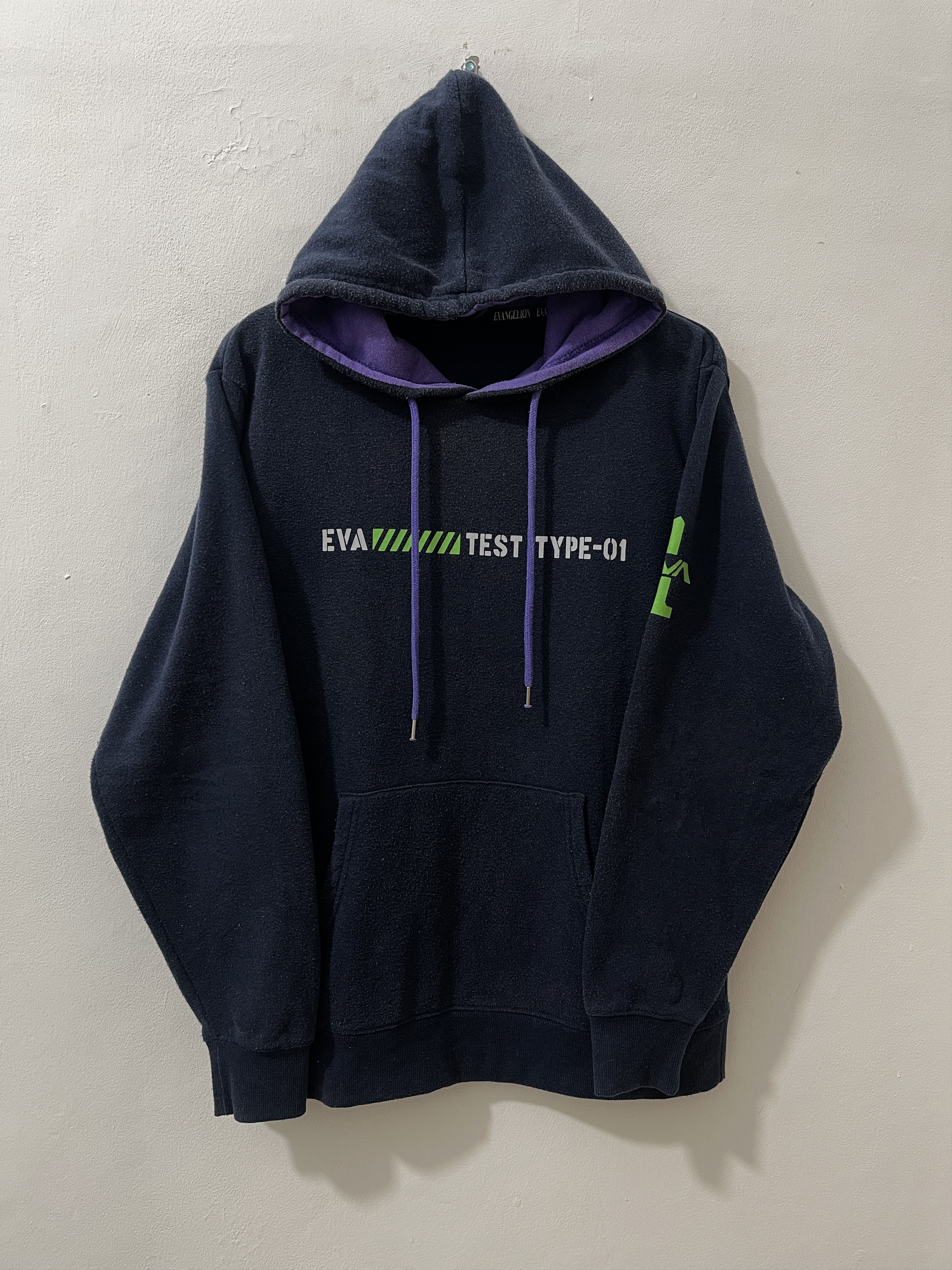 Anime Vintage 2000s Evangelion Japan Anime Archive Pullover Hoodie Size US XL / EU 56 / 4 - 1 Thumbnail