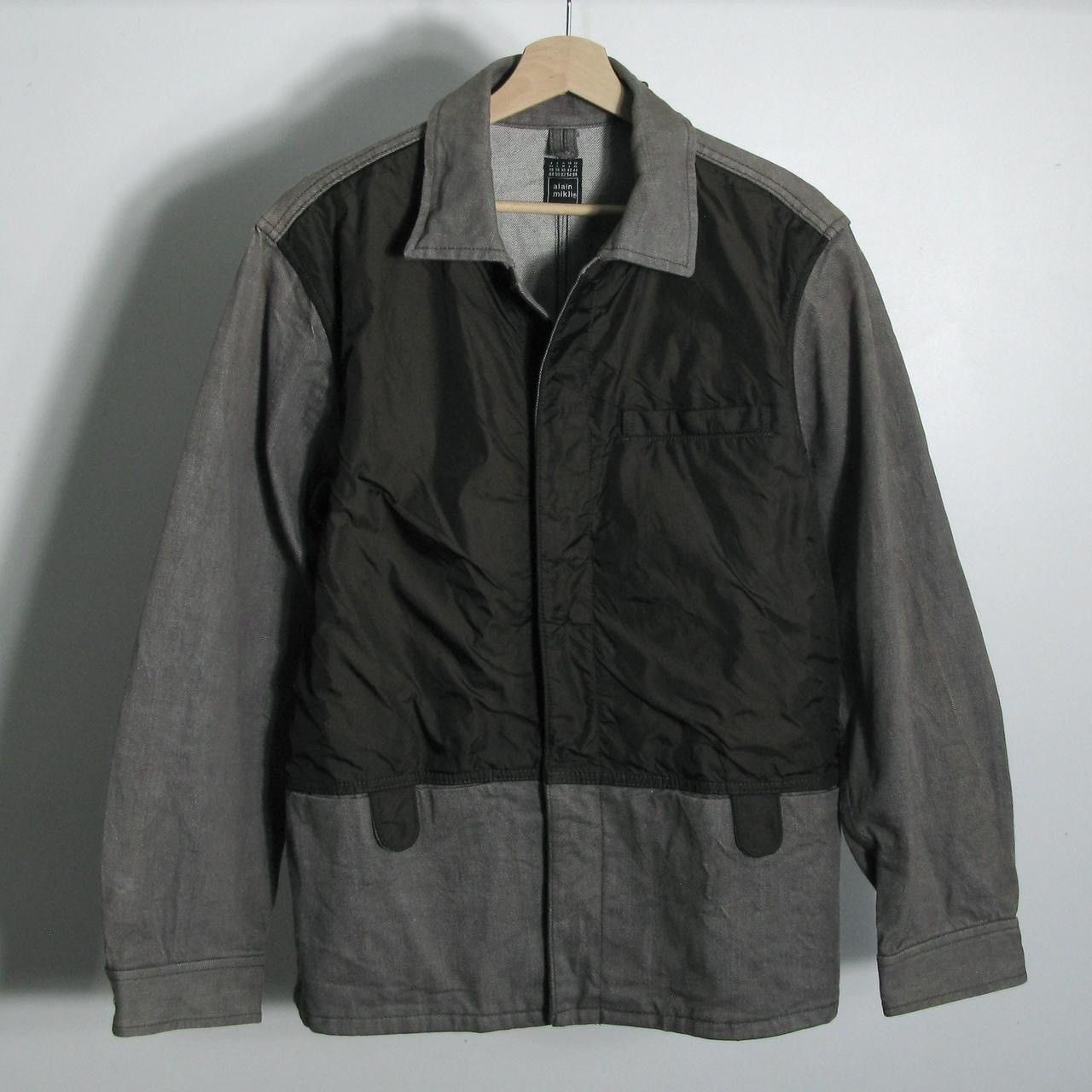 2000s Alain Mikli panelled denim jacket