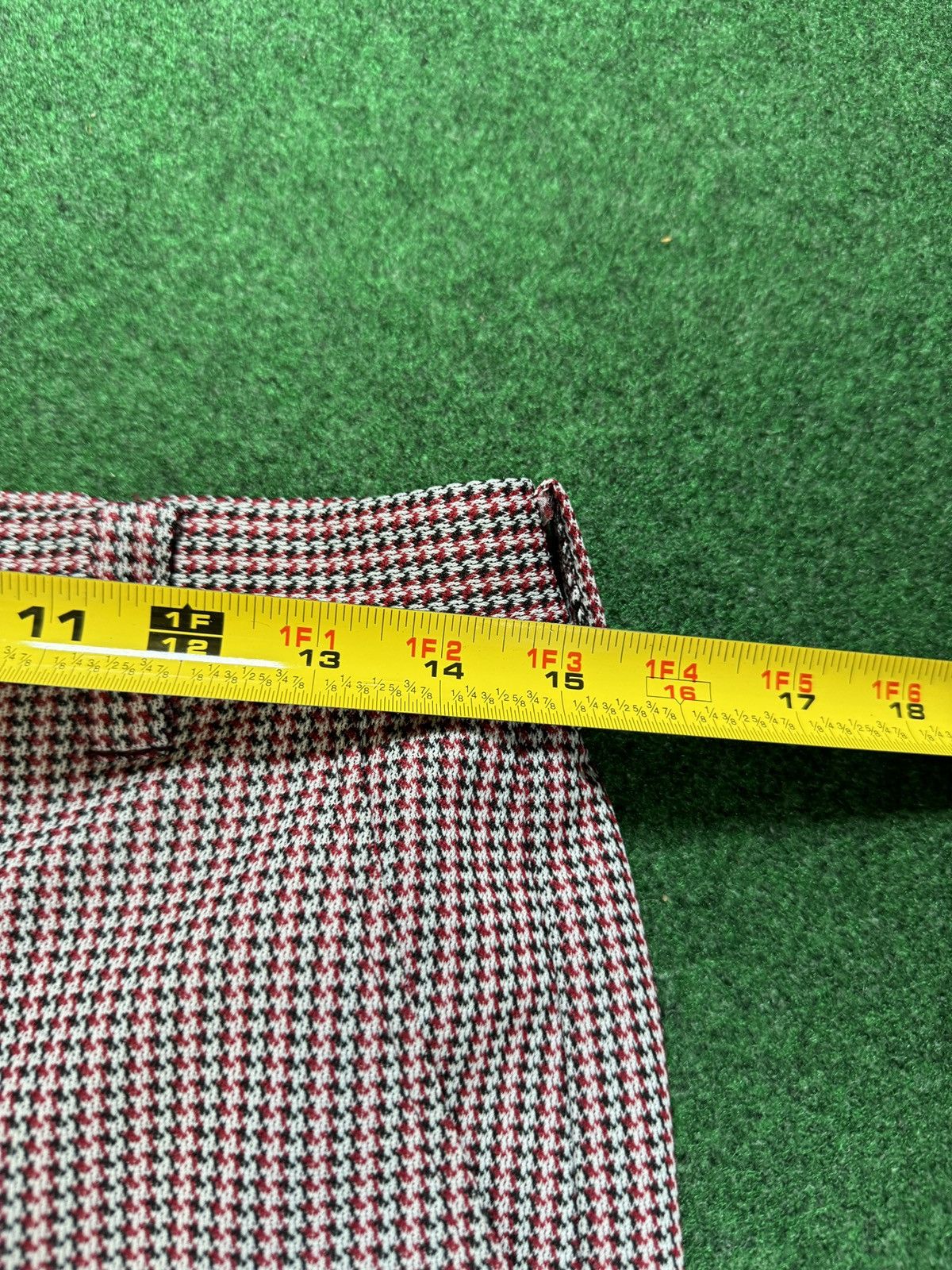 Vintage Vintage 70s Flare Bell Bottom Checkered Talon Disco Pants Size US 30 / EU 46 - 6 Thumbnail