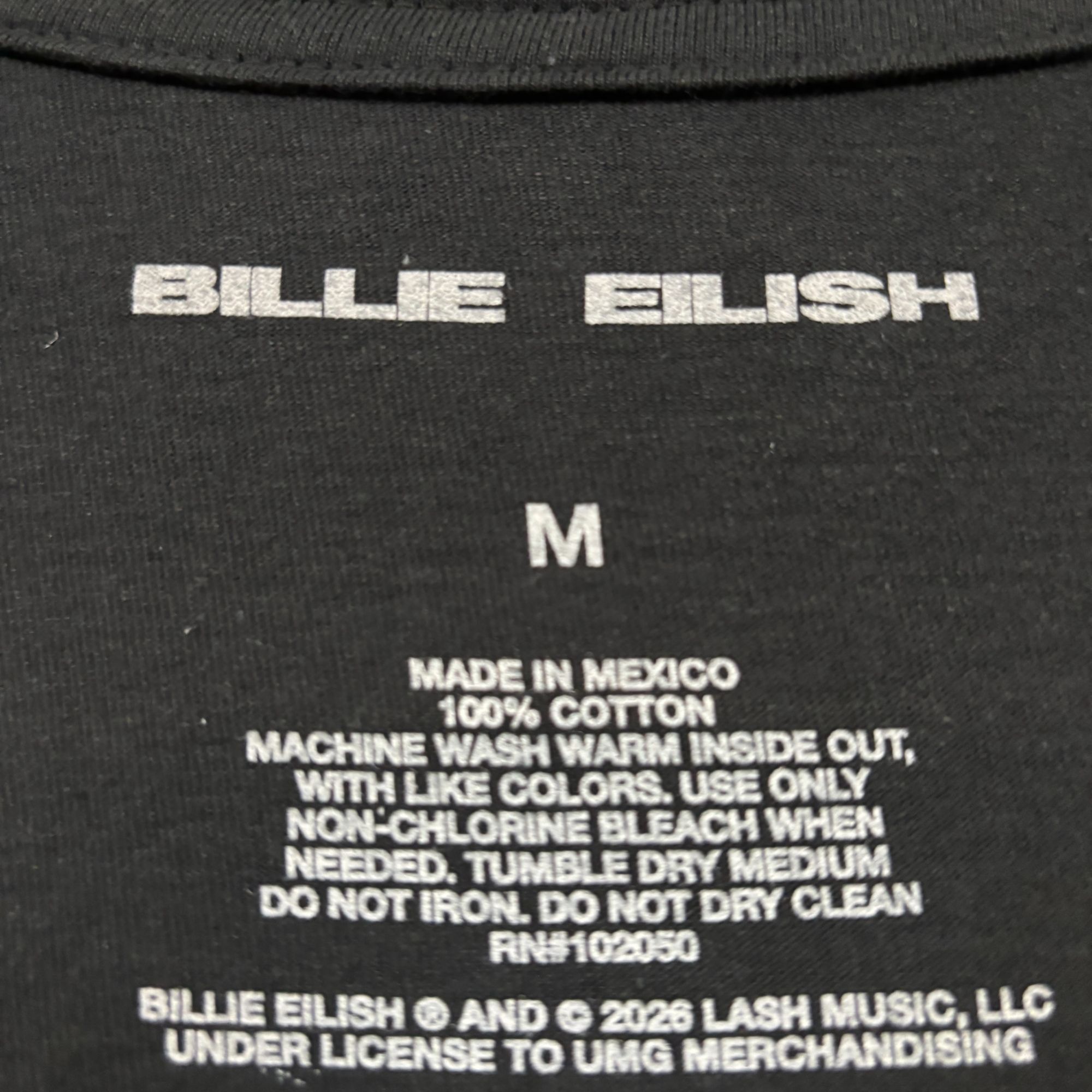 Billie Eilish Billie Eilish Glasses and Grills Portrait Bedroom Pop Tee M Size US M / EU 48-50 / 2 - 4 Thumbnail