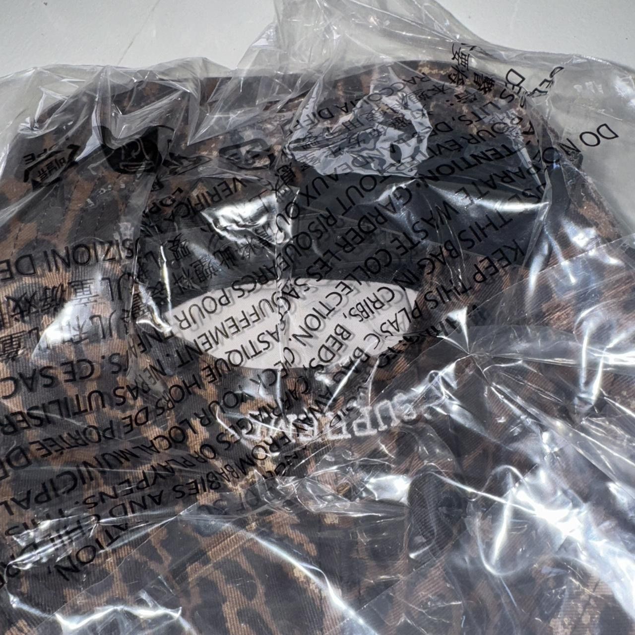 Supreme®/Number (N)ine® 6-Panel Leopard Supreme FW25 Number (N)ine 6 Panel Cap Hat Leopard Print One Size