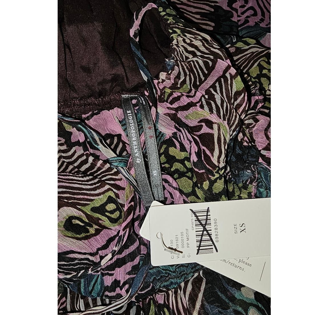 Free People New By Anthropologie Cutout Mini Dress $170 X-SMALL Purple Size XS / US 0-2 / IT 36-38 - 5 Thumbnail