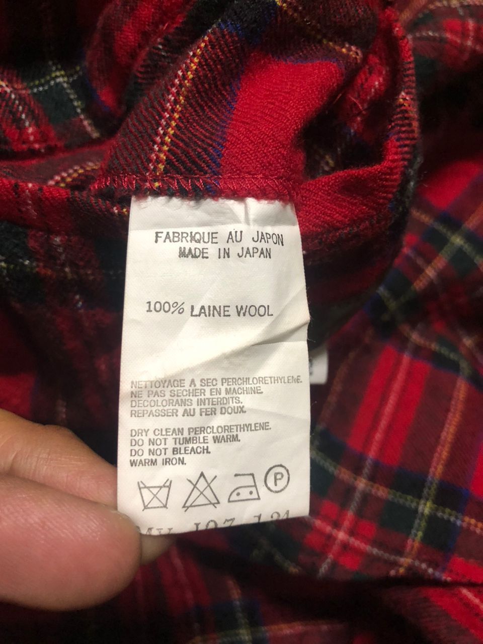 Yohji Yamamoto Vintage Yohji Yamamoto Y's For Men Wool Red Plaid Jacket Size US M / EU 48-50 / 2 - 18 Thumbnail