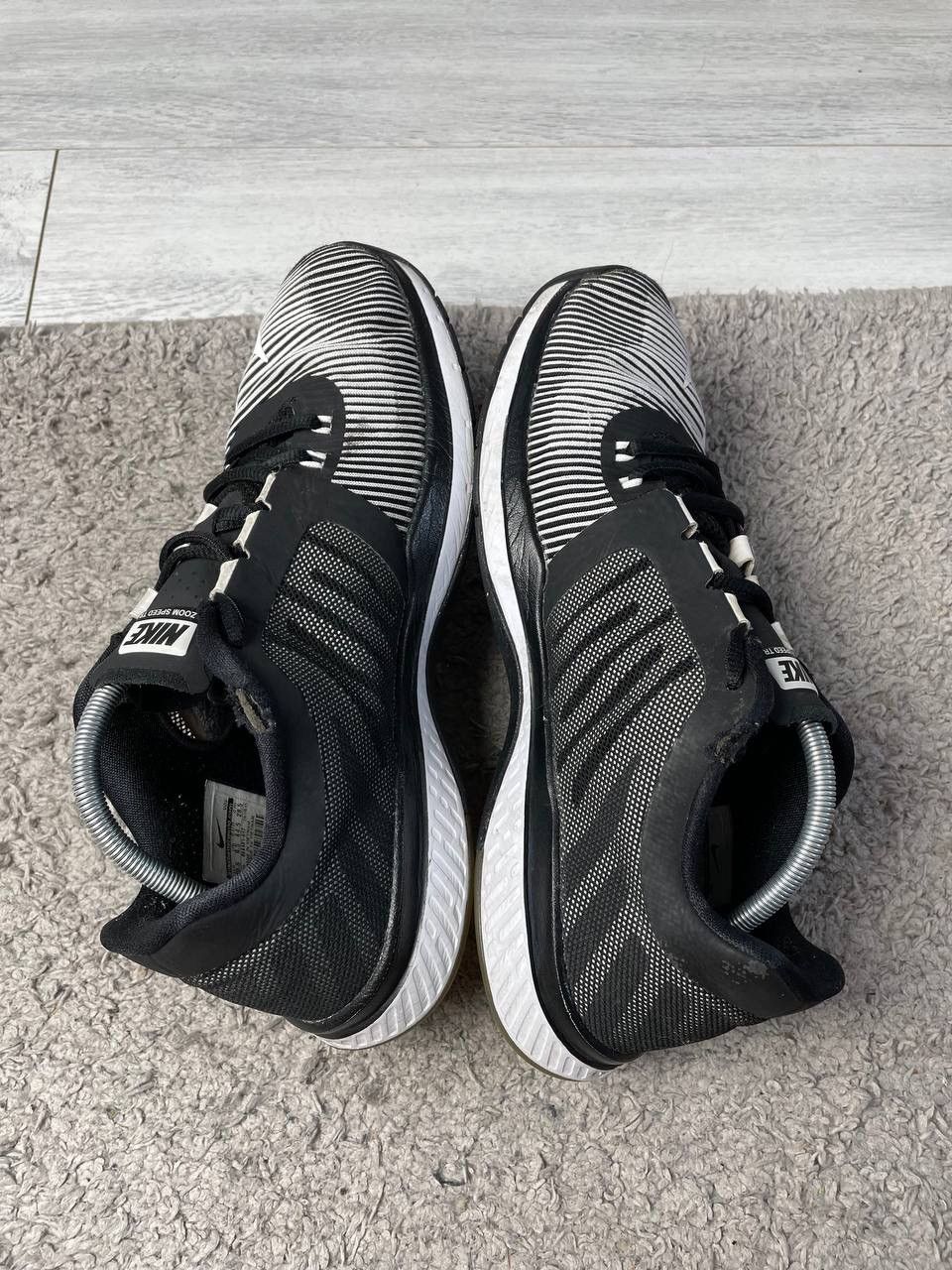 Nike Nike Zoom Speed Trainer 3 Running Mens Black White Size US 10.5 / EU 43-44 - 5 Thumbnail