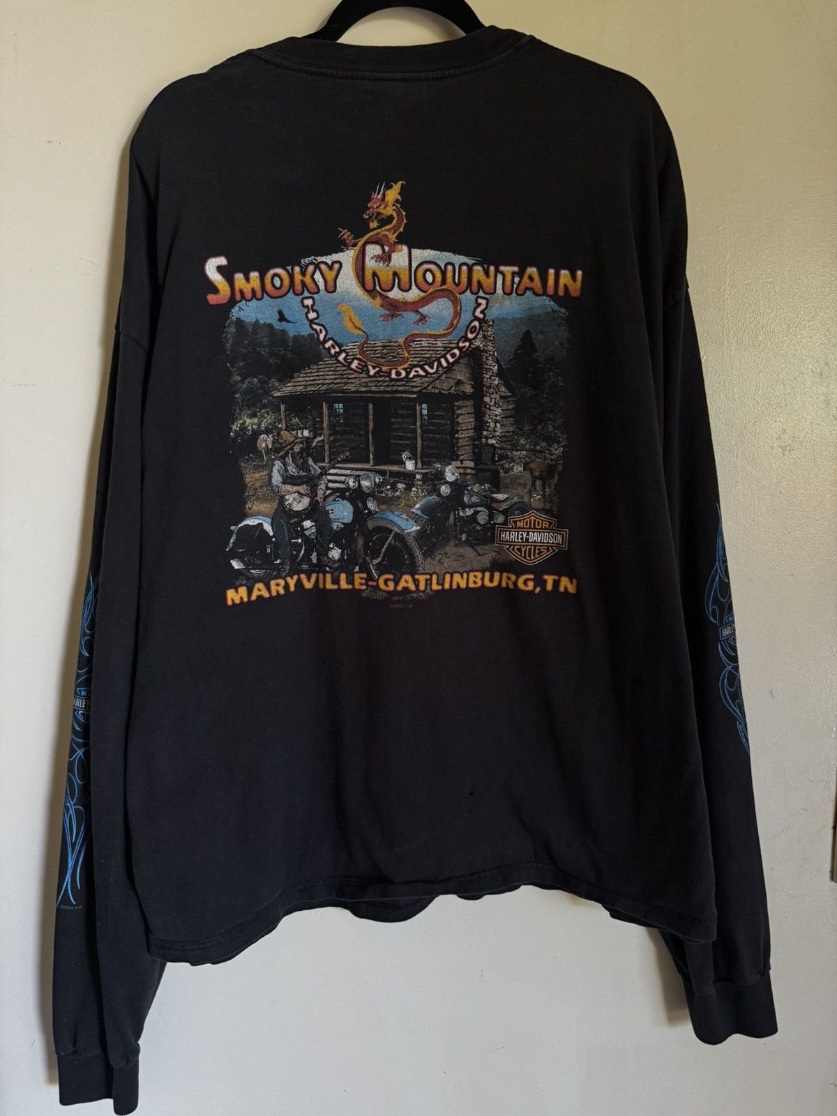 Harley Davidson CRAZY vintage Harley Davidson Tribal 2005 Size US XXL / EU 58 / 5 - 2 Thumbnail