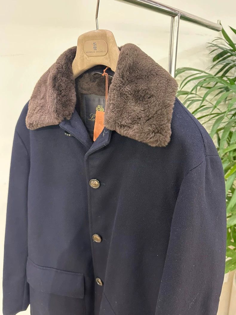 Loro Piana LORO PIANA Men's suede beaver fur cashmere jacket Size US XS / EU 42 / 0 - 3 Thumbnail