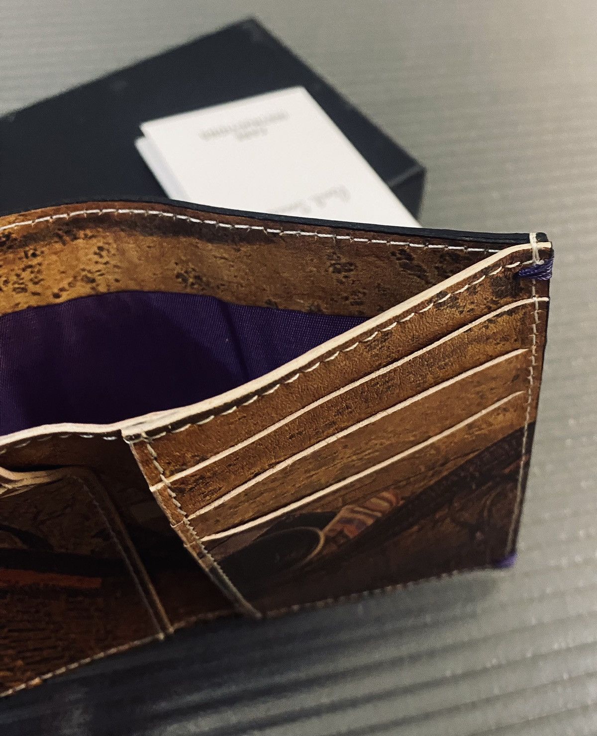 Paul Smith Paul Smith 🇮🇹 Nero leather Leitz camera collage cc wallet NEW Size ONE SIZE - 7 Thumbnail