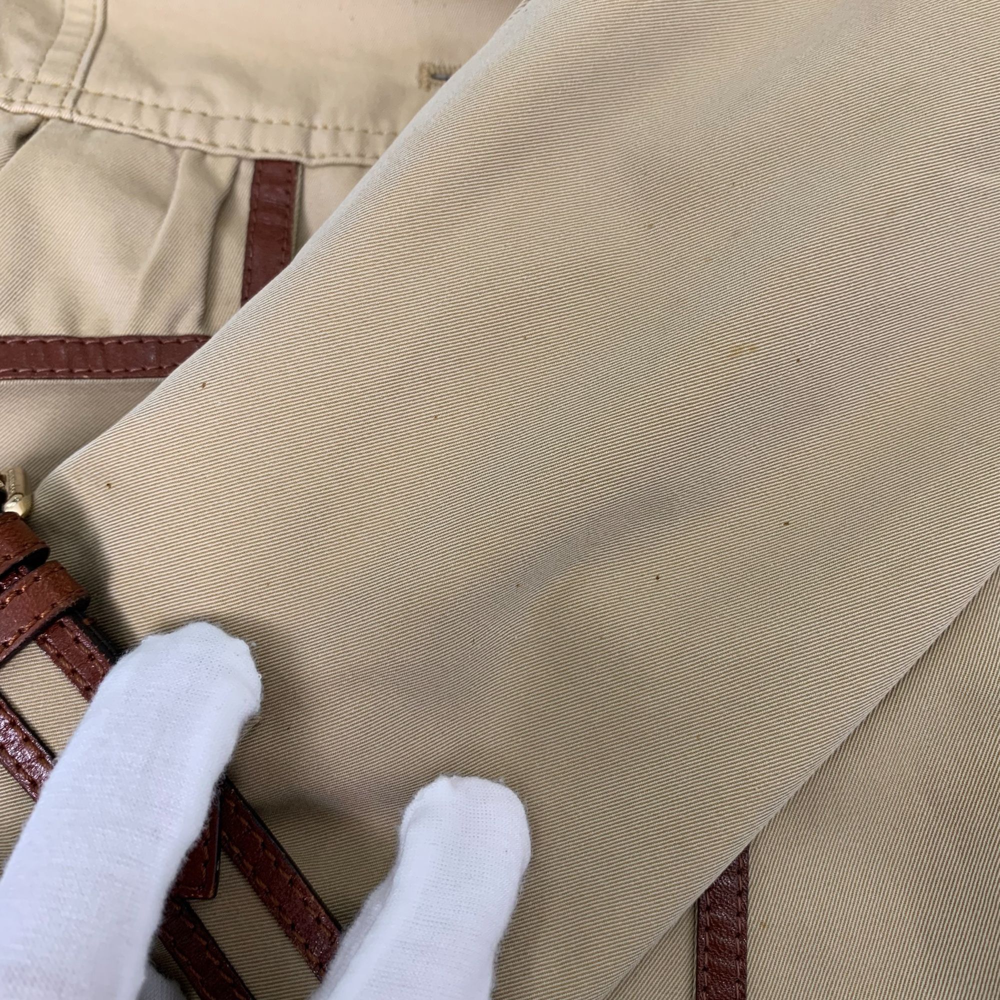 Burberry Burberry London Beige & Brown Multi-Pocket Trench Coat Size Size S / US 4 / IT 40 - 12 Thumbnail