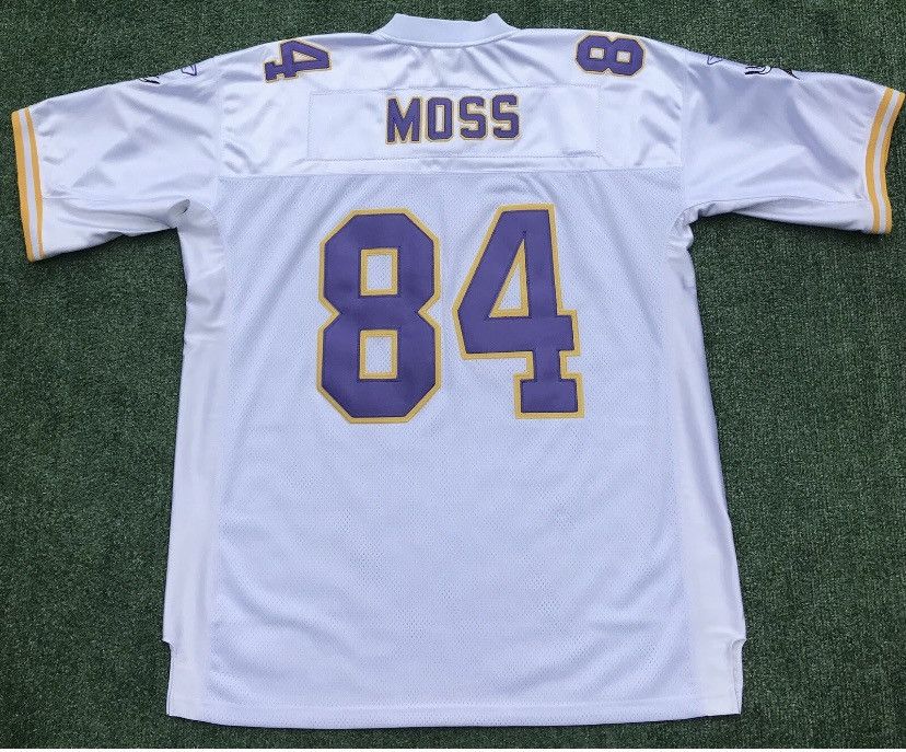Reebok VTG Reebok Randy Moss MN Vikings Stitched Football Jersey Size US XXL / EU 58 / 5 - 8 Thumbnail