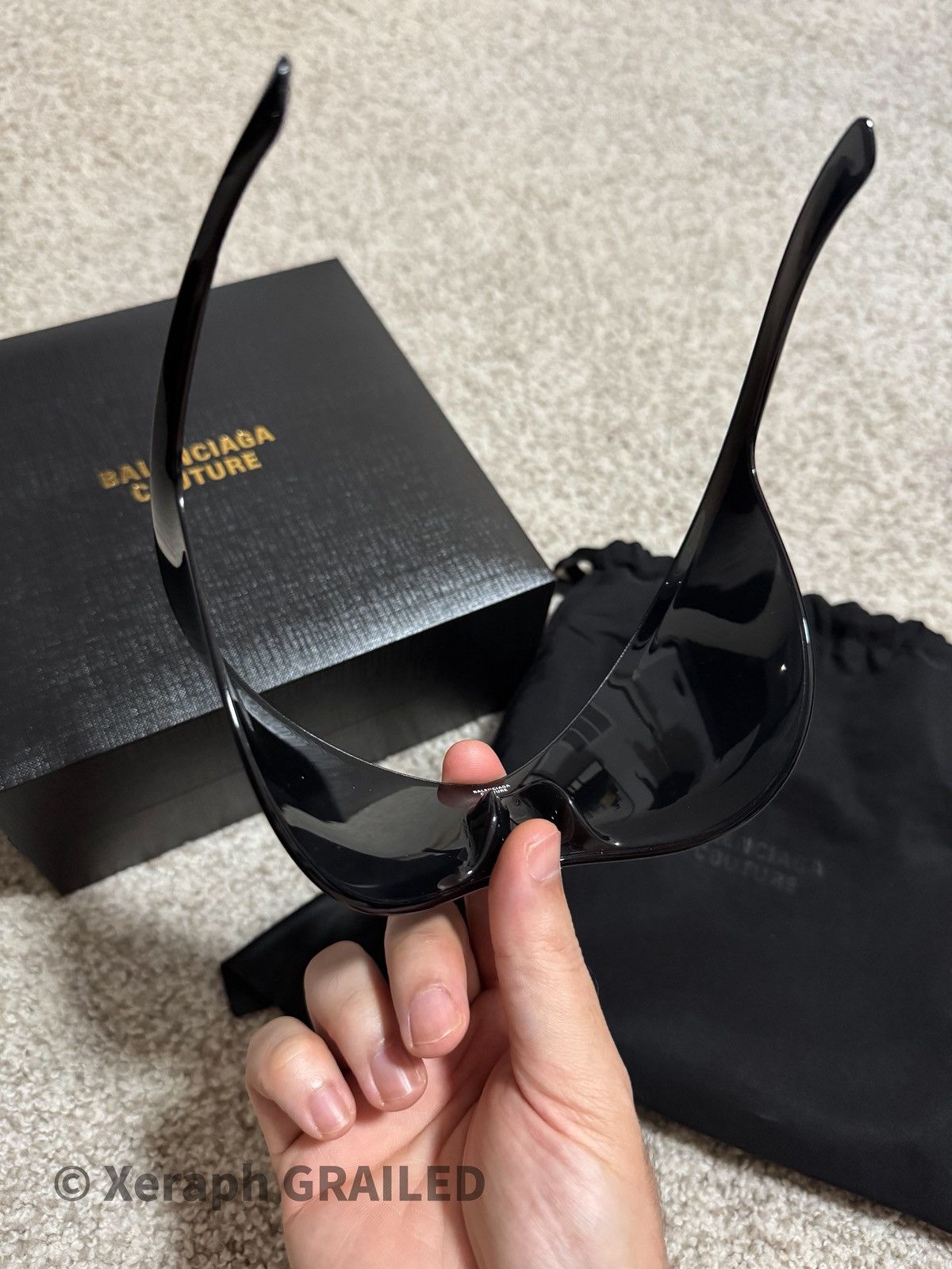 Balenciaga Balenciaga Couture 50th Collection Infinity Sunglasses Size ONE SIZE - 3 Thumbnail