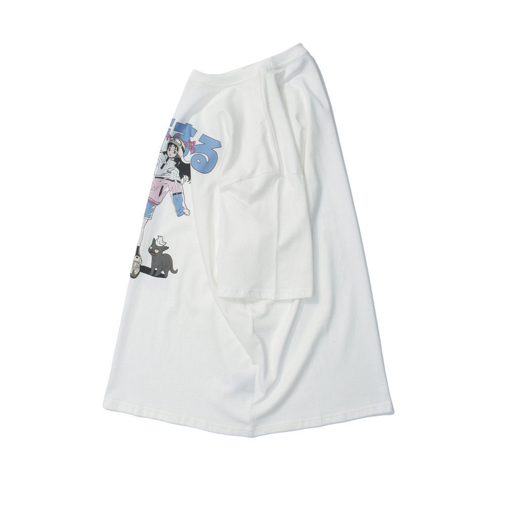 Japanese Brand × Vintage Anime print men's street fashion loose tee Size US L / EU 52-54 / 3 - 2 Thumbnail