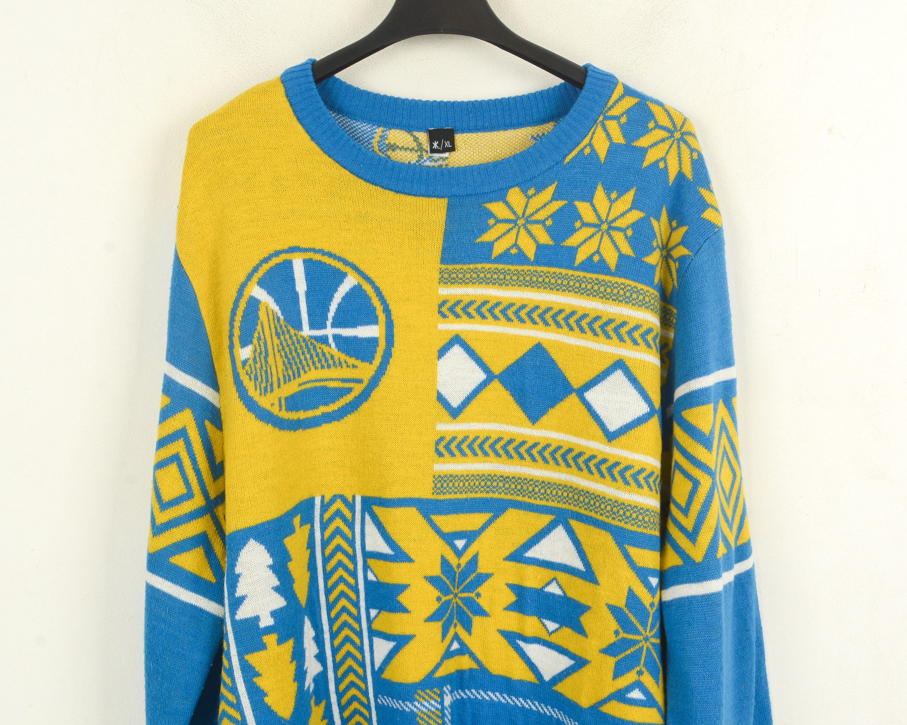 NBA Golden State Warriors Men XL Sweater Ugly Christmas Pullover Size US XL / EU 56 / 4 - 2 Thumbnail