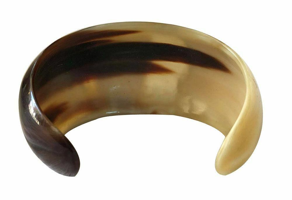 Designer New Textured Cow Horn Bracelet. Size ONE SIZE - 1 Thumbnail