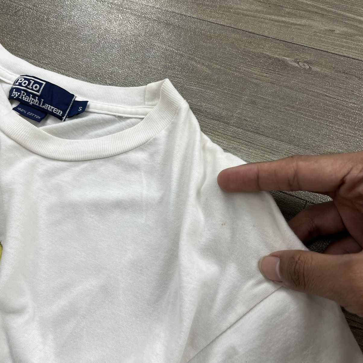 Polo Ralph Lauren 1990s Polo Sport Polo Bear Ralph Lauren Big Logo Tee Size US S / EU 44-46 / 1 - 7 Thumbnail