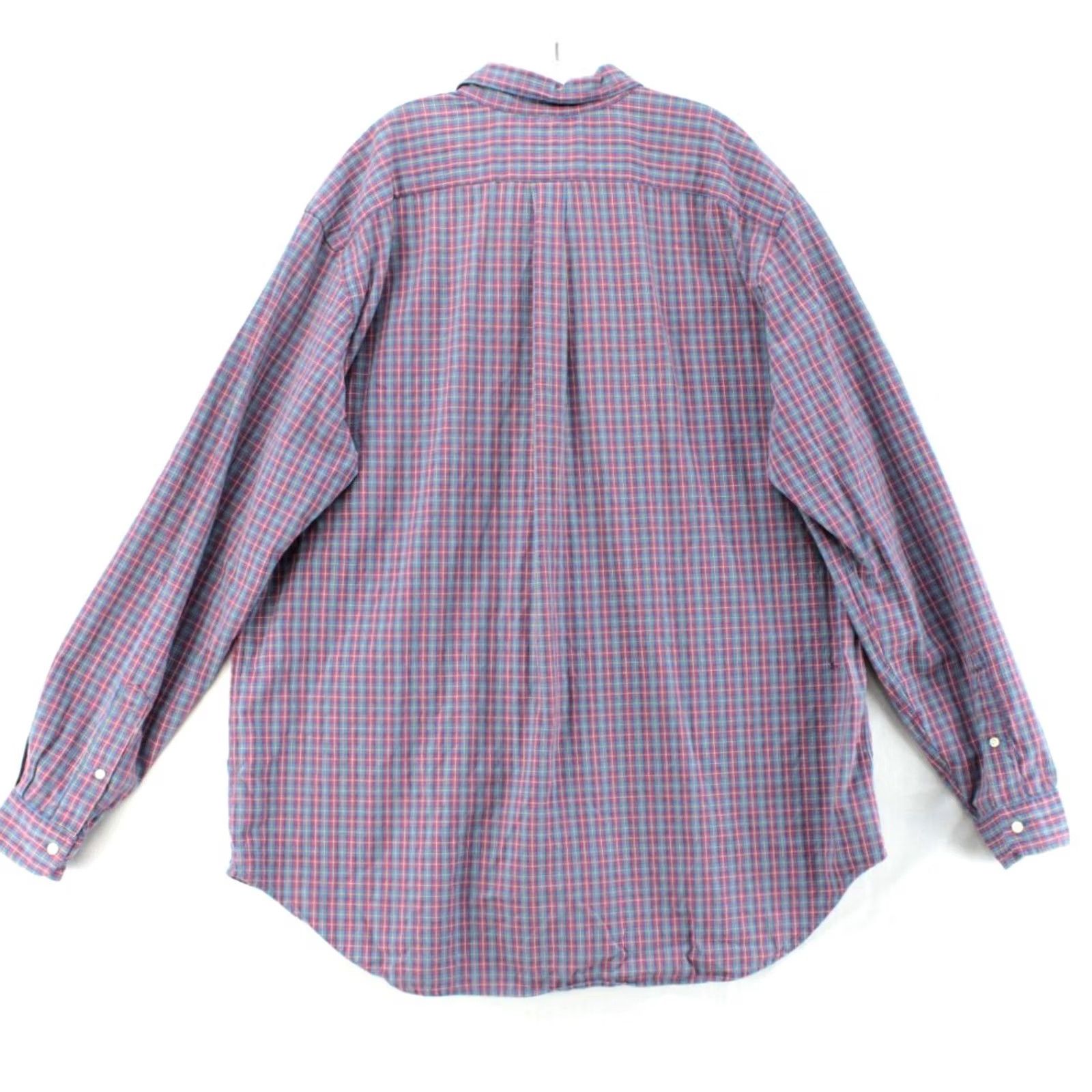 Ralph Lauren Ralph Lauren Shirt Mens 2XLT Multicolor Plaid Long Sleeve Button-Down Casual Size US XXL / EU 58 / 5 - 3 Thumbnail