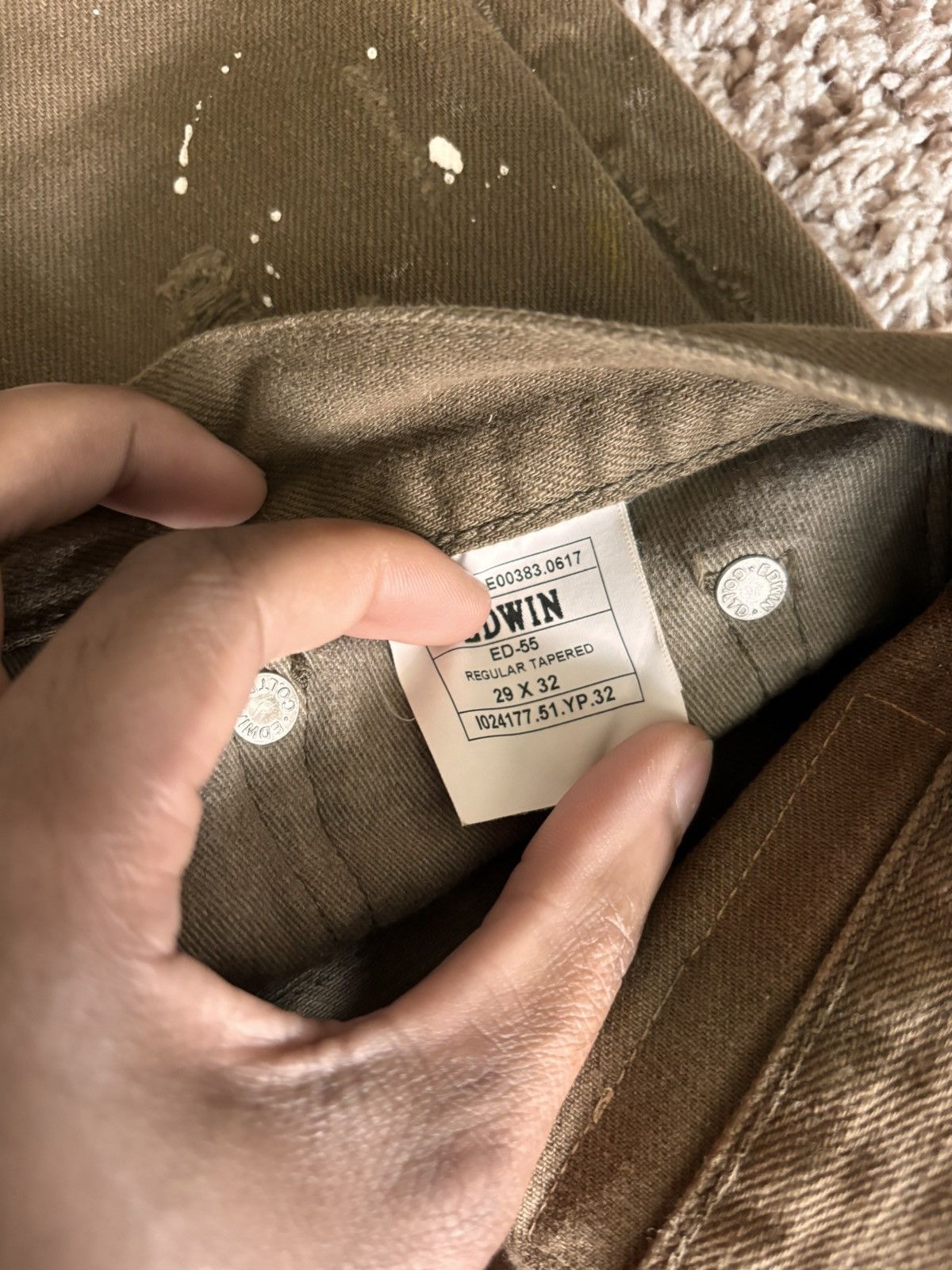 Japanese Brand Edwin patchwork Japanese pants Size US 30 / EU 46 - 3 Thumbnail