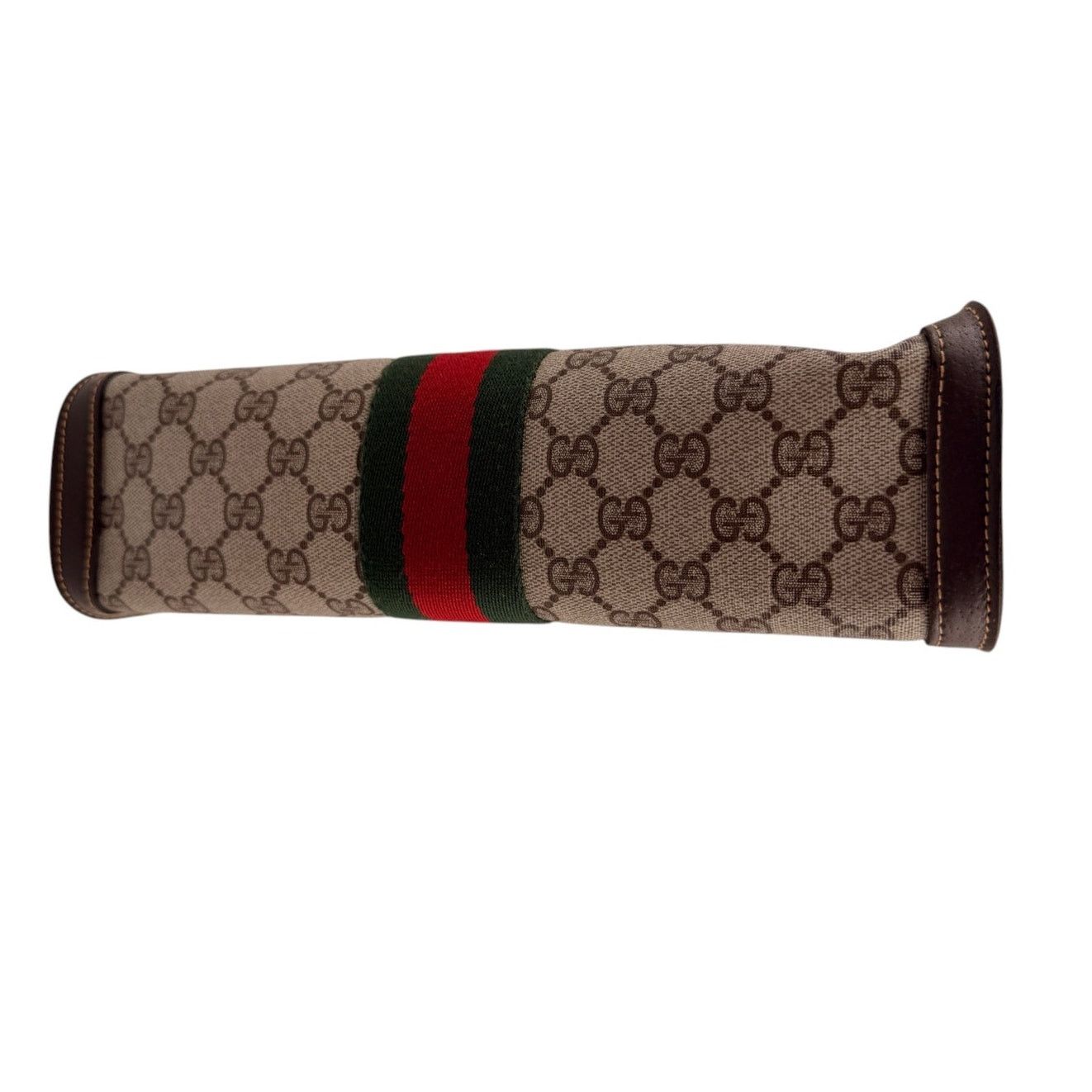 Gucci GUCCI Vintage GG Canvas Web Sherry Line Handbag Beige Red Size ONE SIZE - 6 Thumbnail