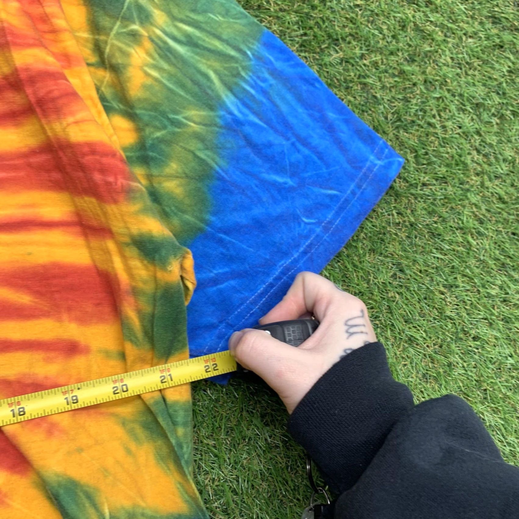 Vintage WOODFARM Shirt Mens XL Tie Dye Graphic Print McDonalds Get Back With a Big Mac Tee Size US XL / EU 56 / 4 - 3 Thumbnail
