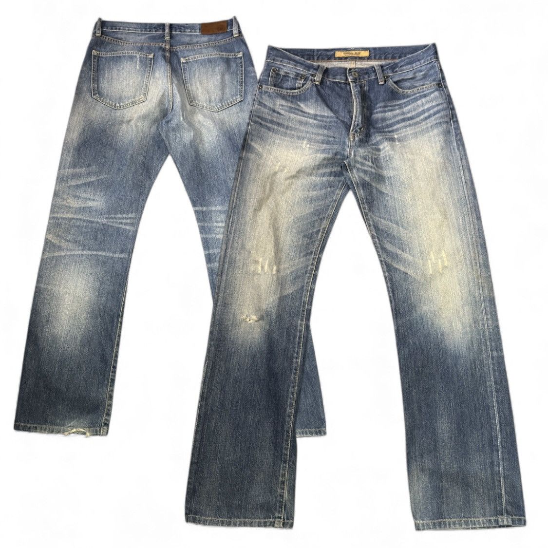Undercover × Uniqlo Vintage 90s Japanese Denim Uniqlo Regular Fit Straight Jeans Size US 31 - 1 Thumbnail