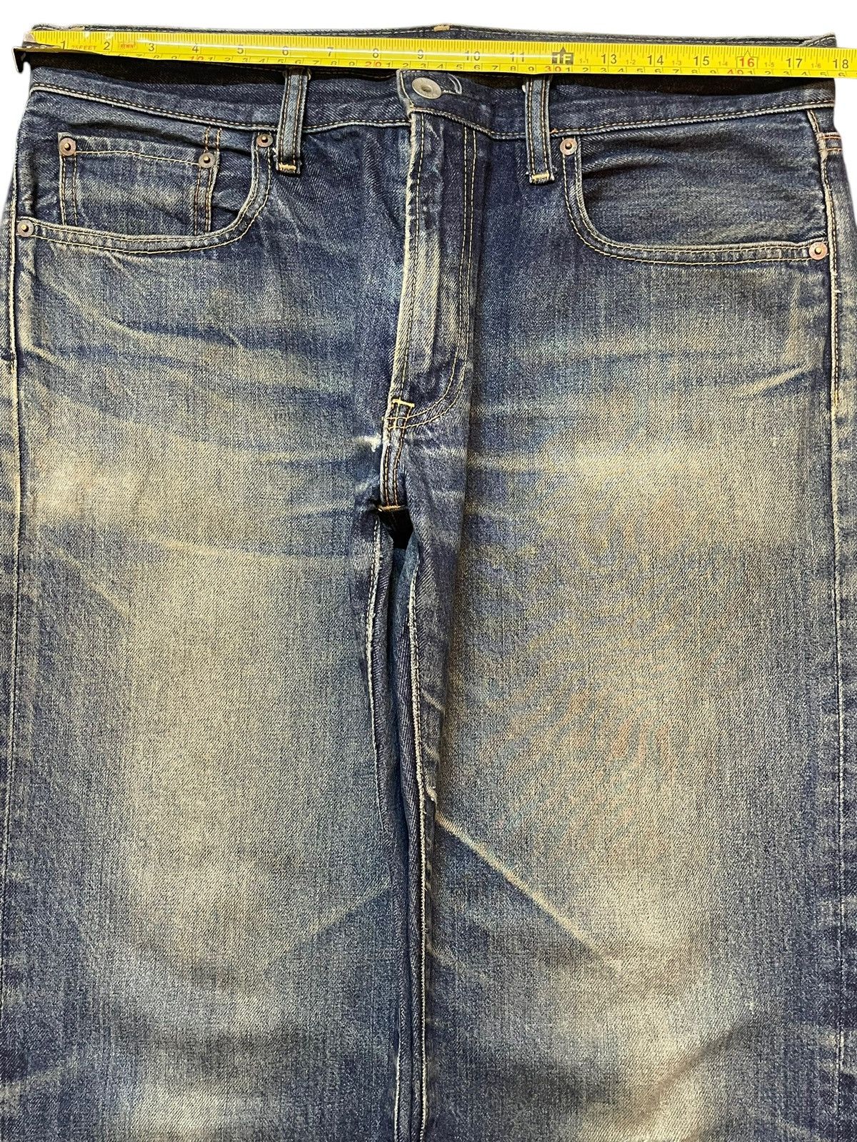 Uniqlo Vintage Japanese Uniqlo Mud Wash Style Baggy Jeans Size US 35 - 12 Thumbnail