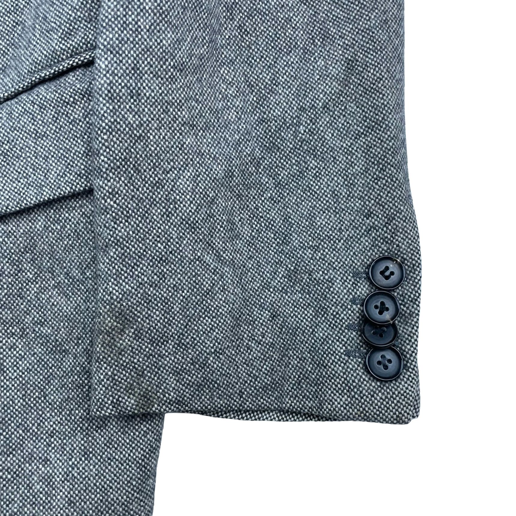 Cantarelli Cantarelli Blazer 42R Wool/Cashmere Gray Italy 2-Button Front Notch Lined Jacket Mens Size 42R - 4 Thumbnail