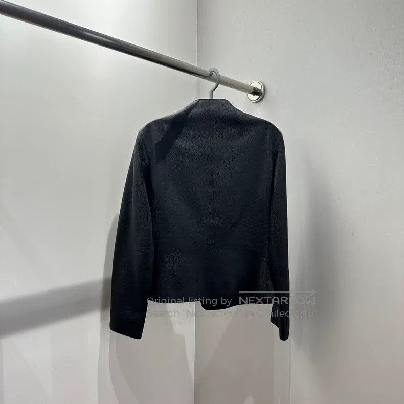Hermes Hermes Deer Leather Irregular Zipper Leather Jacket Size XS / US 0-2 / IT 36-38 - 2 Thumbnail