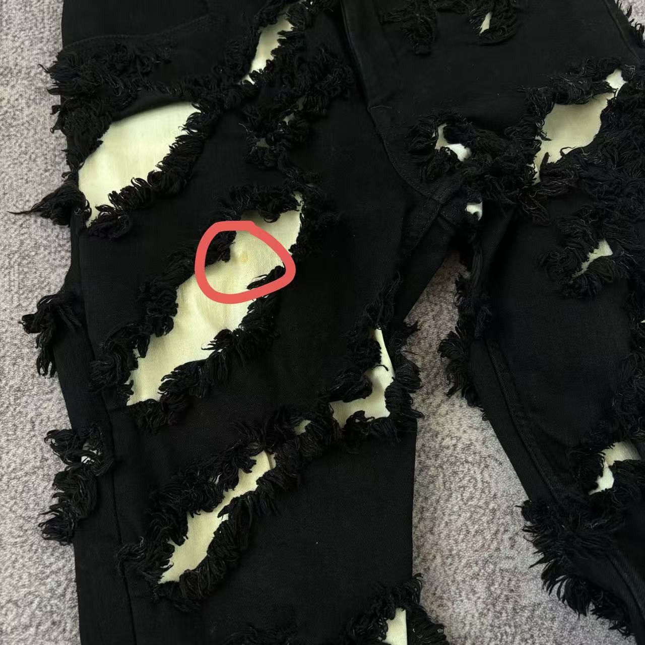 Rick Owens Rick Owens Slashed Tyrone Jeans FW21 Gethsemane Size US 30 / EU 46 - 10 Thumbnail