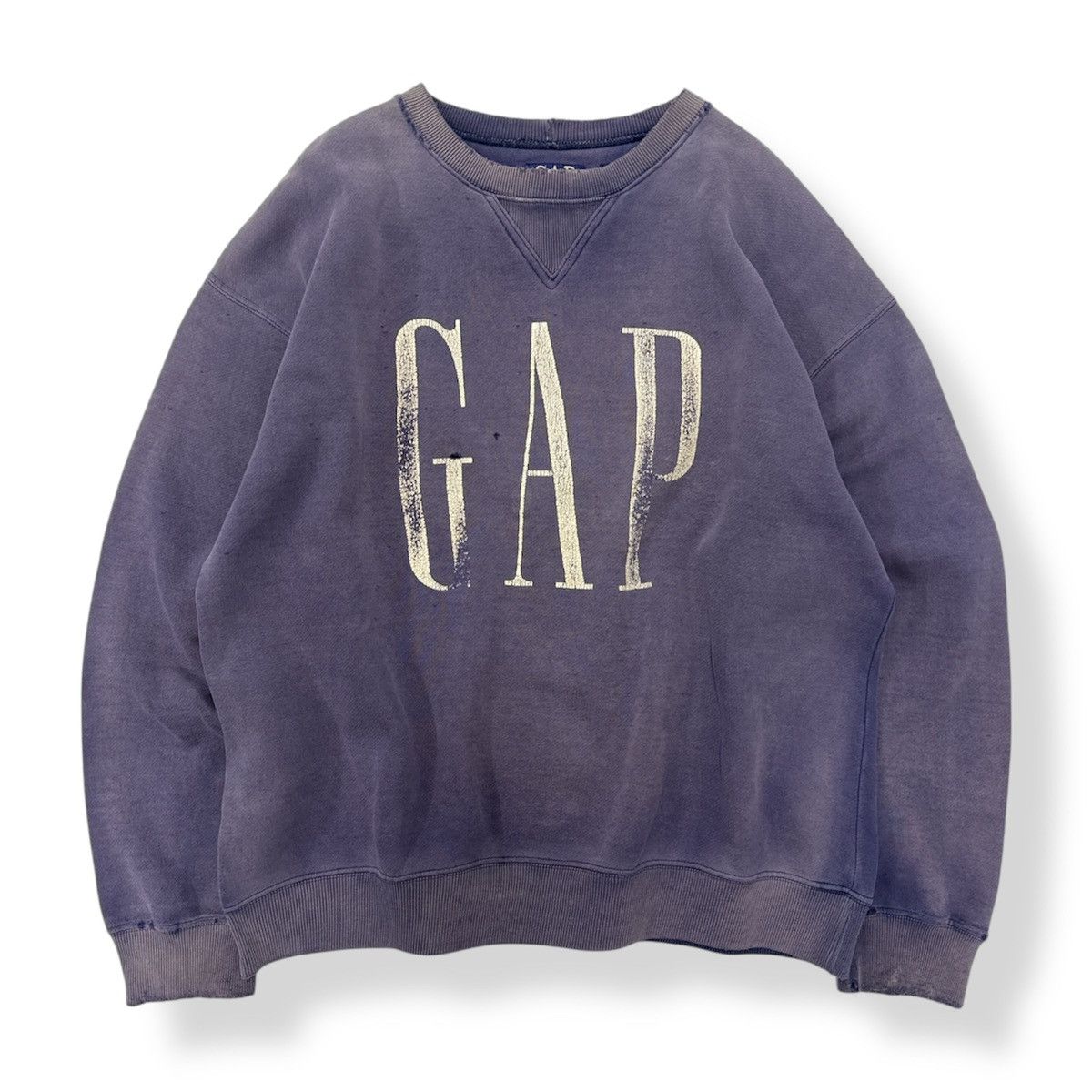 Gap 🔥90s GAP iConic logo Kanye West Super Distressed Sweatshirt Size US M / EU 48-50 / 2 - 1 Thumbnail
