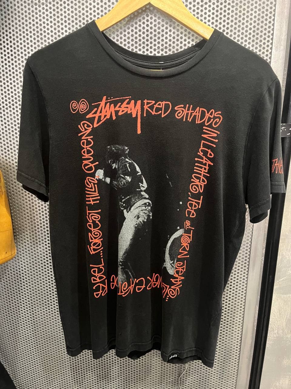 Stussy Stussy Red Shades In Leather Tee Size US M / EU 48-50 / 2 - 1 Thumbnail