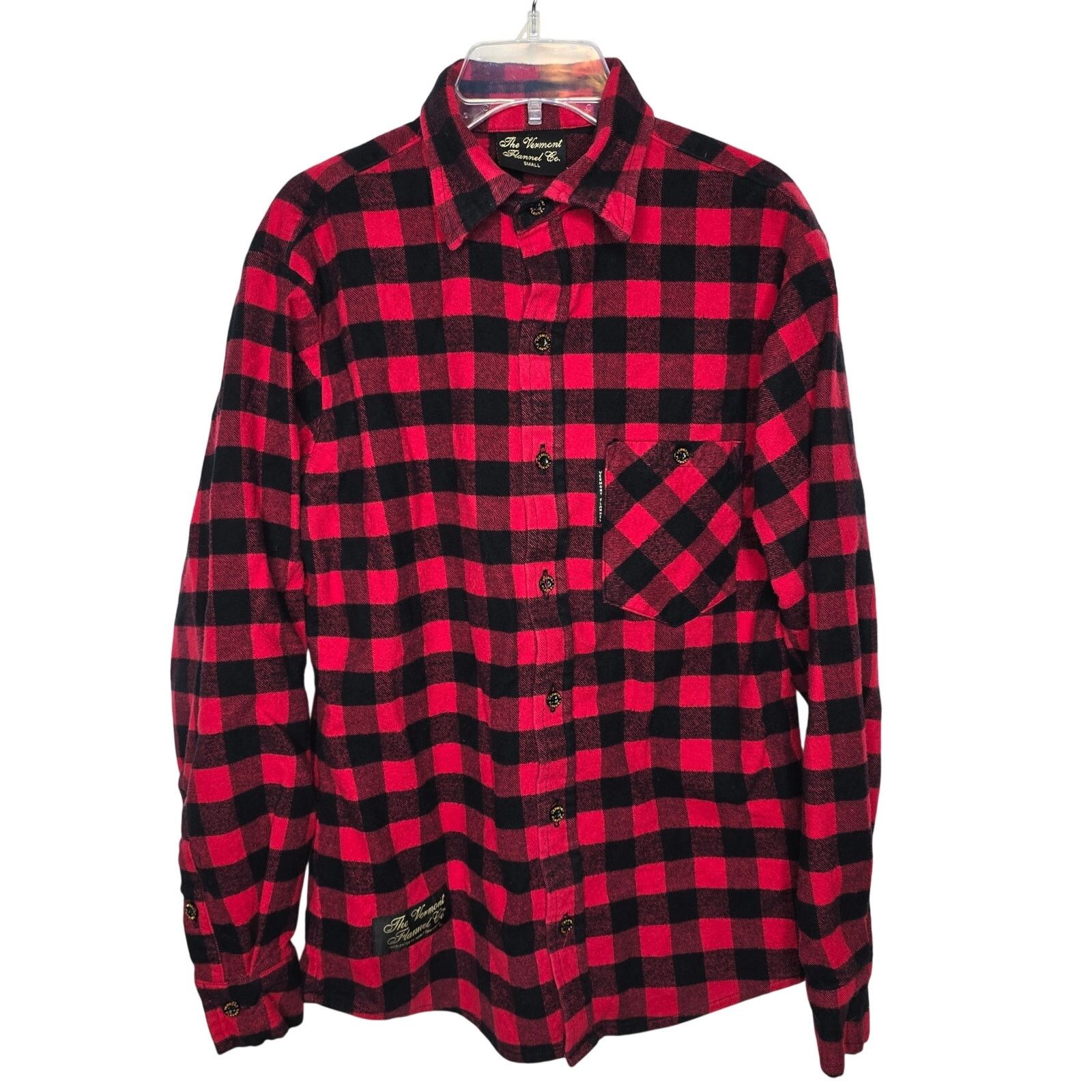 The Vermont Flannel Company The Vermont Flannel Co Red Black Buffalo Plaid Shirt Small Size US S / EU 44-46 / 1 - 2 Thumbnail
