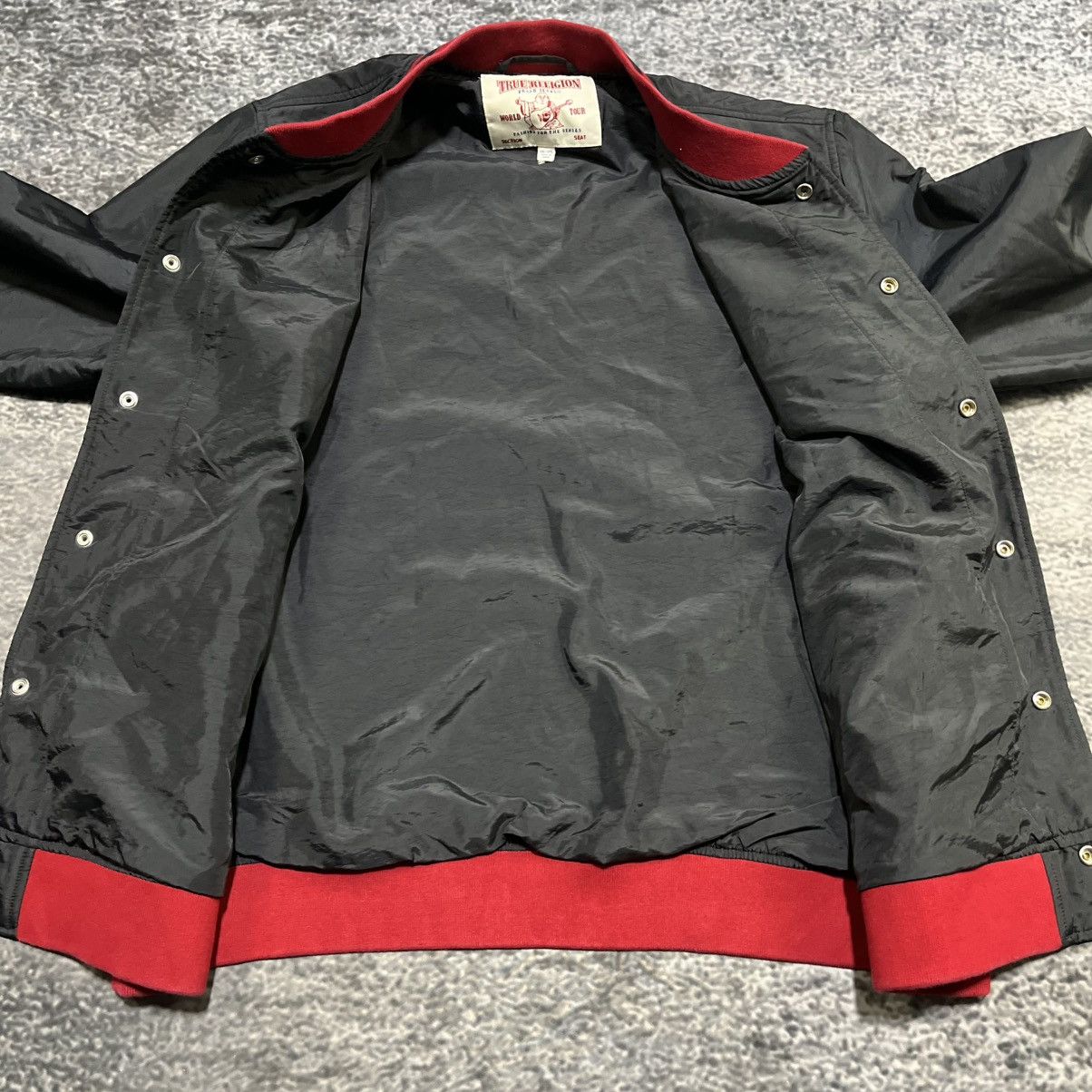 True Religion True Religion 02 Button Varsity Bomber Jacket Size 3XL Size US XXL / EU 58 / 5 - 6 Thumbnail