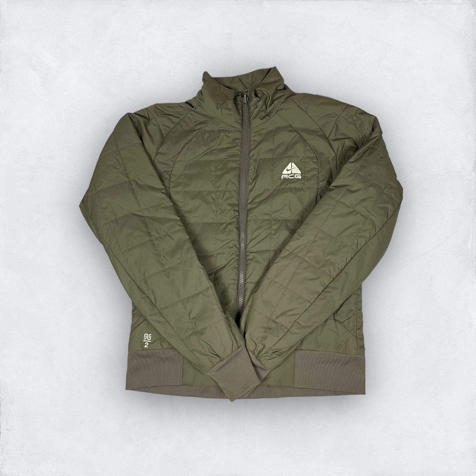 Nike × Vintage Nike ACG Men's Green Full Zip Long Sleeve Jacket Medium Size US M / EU 48-50 / 2 - 1 Thumbnail