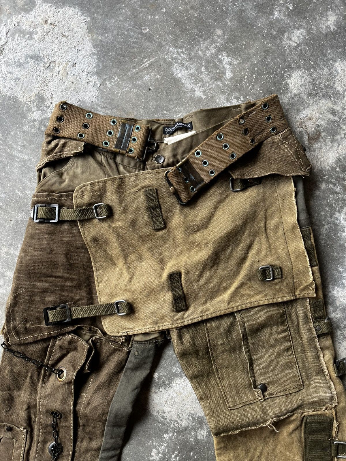 Dolce & Gabbana 🔥VERY RARE🔥AW2003 Dolce & Gabbana Military Pants ARCHIVE Size US 36 / EU 52 - 5 Thumbnail