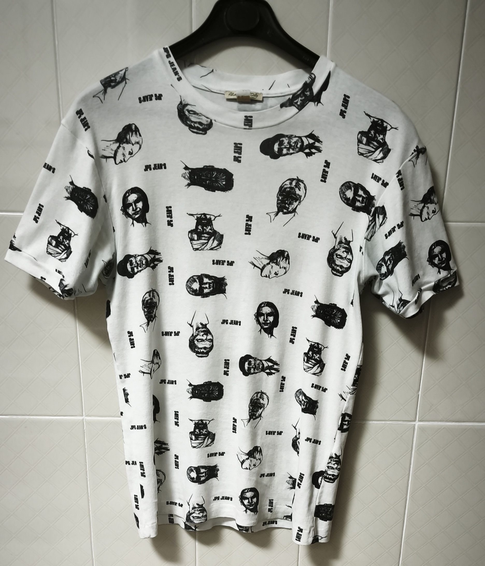 Jean Paul Gaultier 2000 - JPG-Jeans - Faces tshirt Size US L / EU 52-54 / 3 - 1 Thumbnail