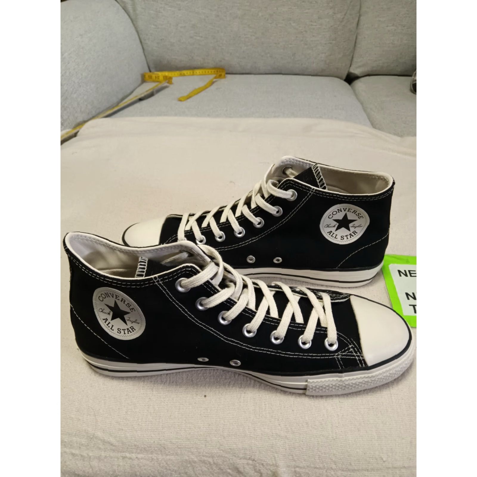 Converse Converse Chuck Taylor All Star Solid Black High Top Sneakers Unisex Adults 9 Black Floral Stars Sneaker Women's Mens Boys Girls Size M / US 6-8 / IT 42-44 - 2 Thumbnail